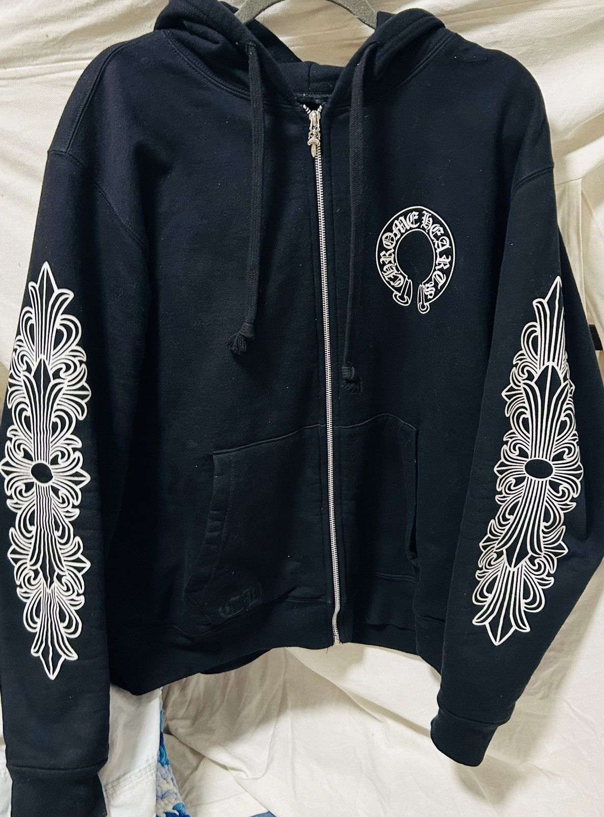 Chrome Hearts Chrome Hearts FU Zip Dagger Hoodie (Thick Lined) Size US L / EU 52-54 / 3 - 1 Thumbnail