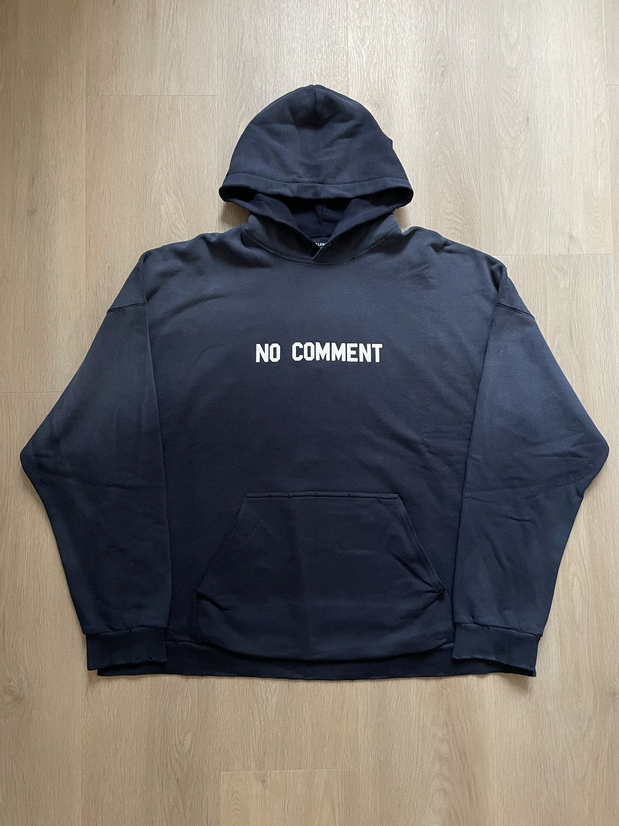 Balenciaga Spring 22 No Comment Wide Fit Hoodie | Grailed