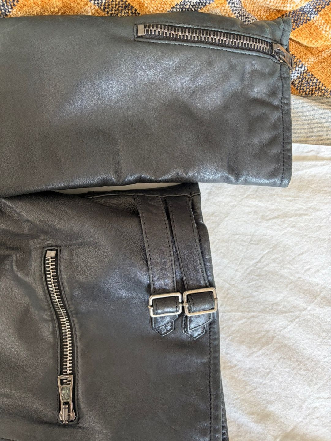 Polo Ralph Lauren Lambskin Leather Biker Jacket XL Size US XL / EU 56 / 4 - 3 Thumbnail