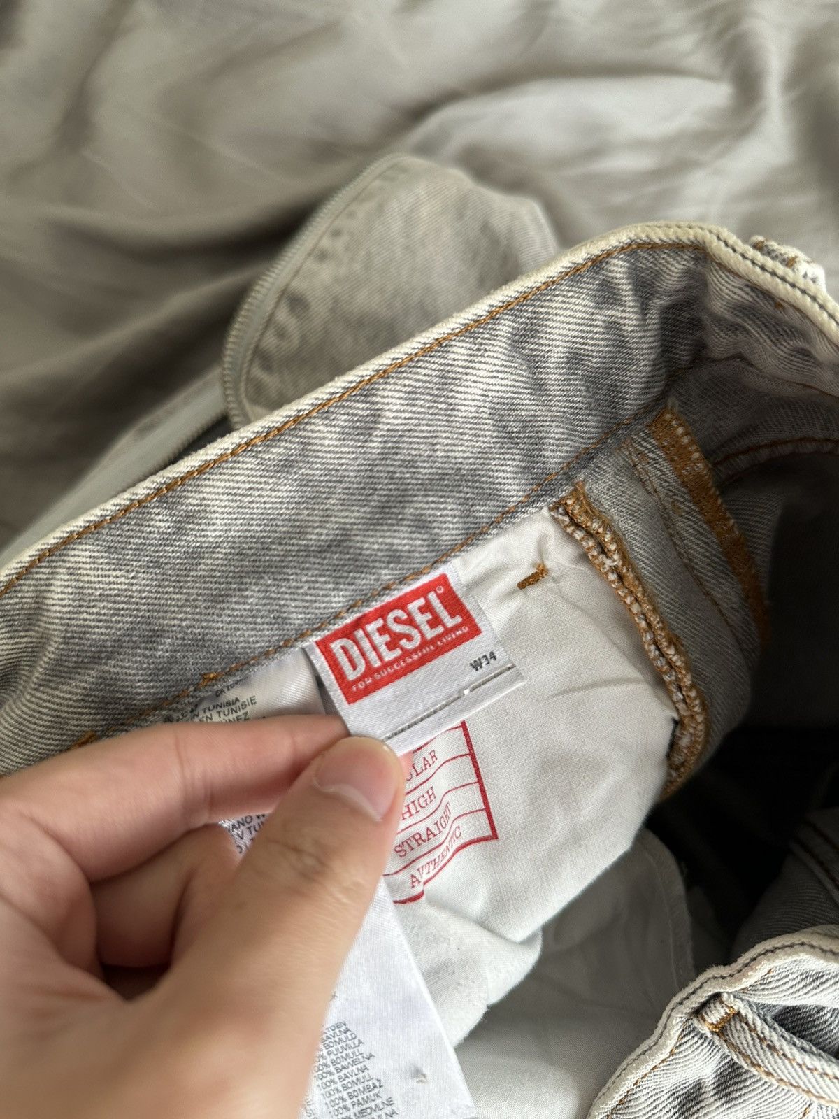Diesel Diesel Side Double Zipper Jeans Size US 34 / EU 50 - 9 Thumbnail