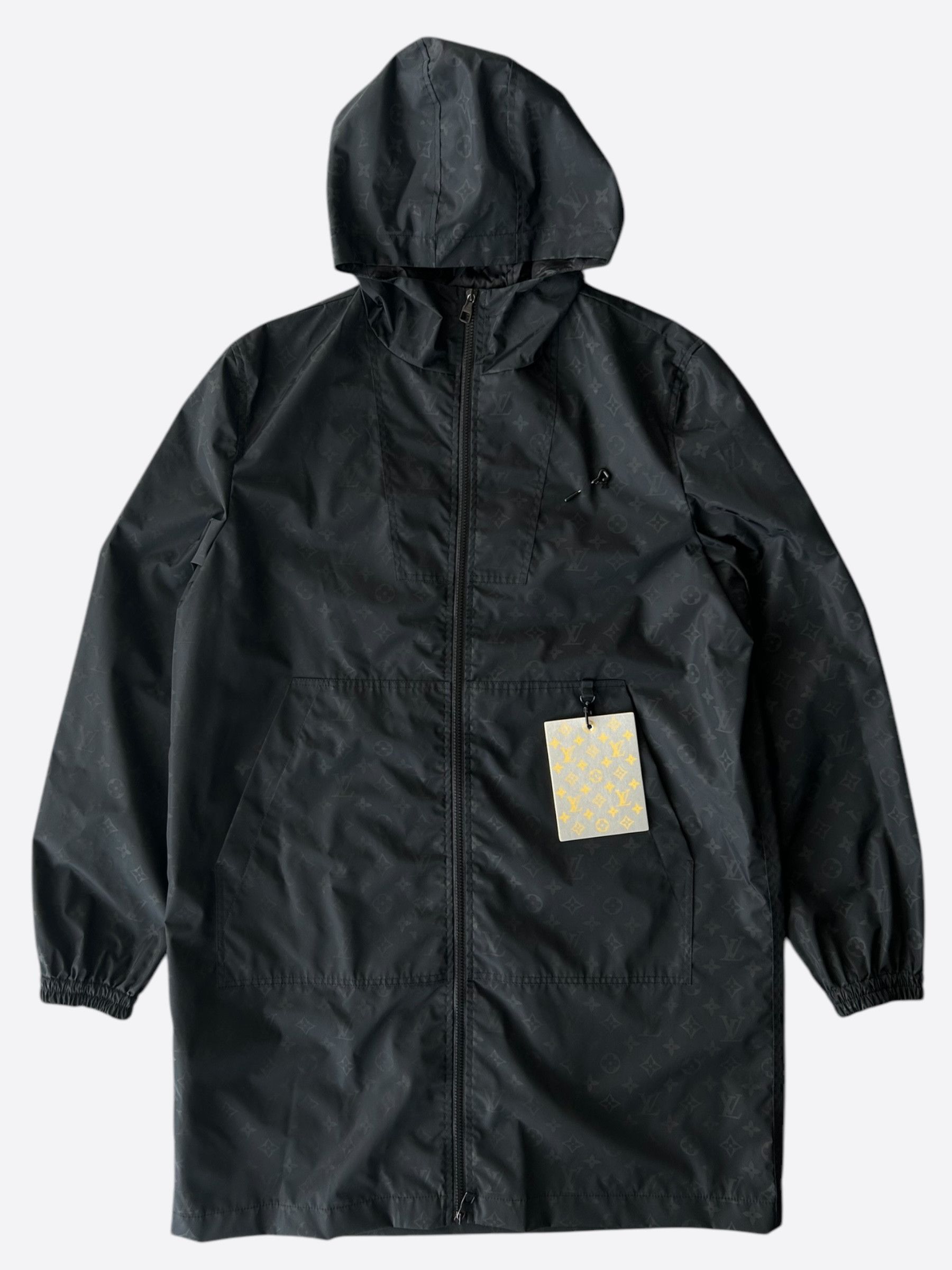 Louis Vuitton Louis Vuitton Black Monogram Raincoat Size US S / EU 44-46 / 1 - 1 Thumbnail