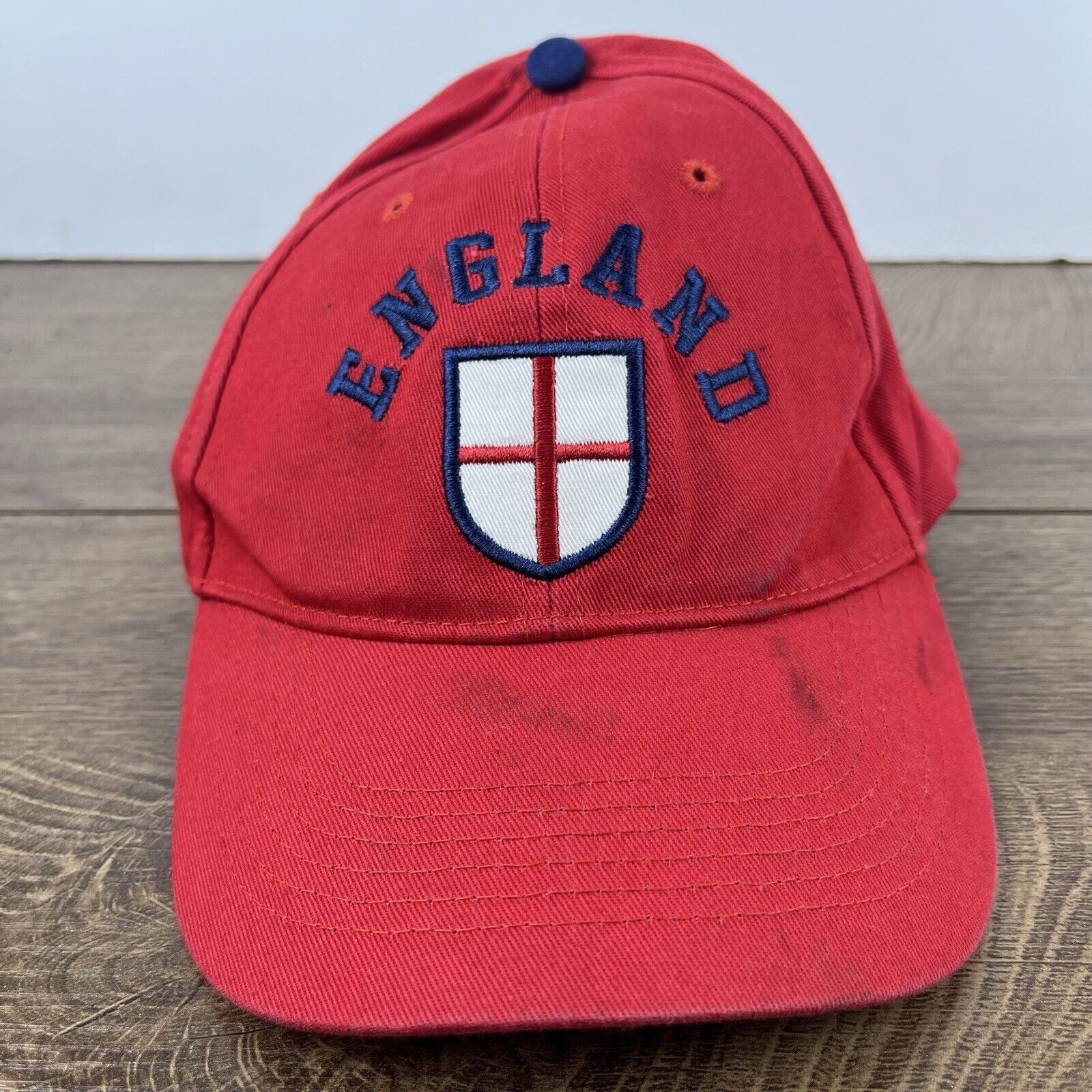 Other England Hat England Baseball Hat Red Adjustable Hat Red Adul Size ONE SIZE - 2 Thumbnail