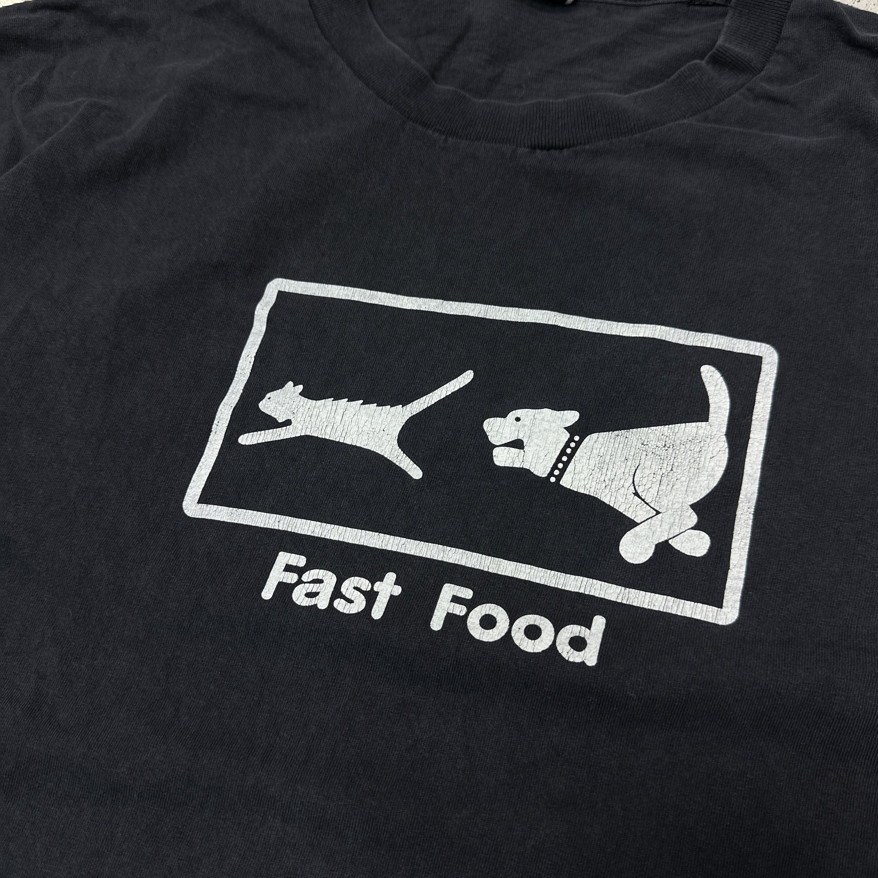 Vintage Vintage Streetwear Skater Fast Food Funny Print T-shirt 00s Size US L / EU 52-54 / 3 - 3 Thumbnail