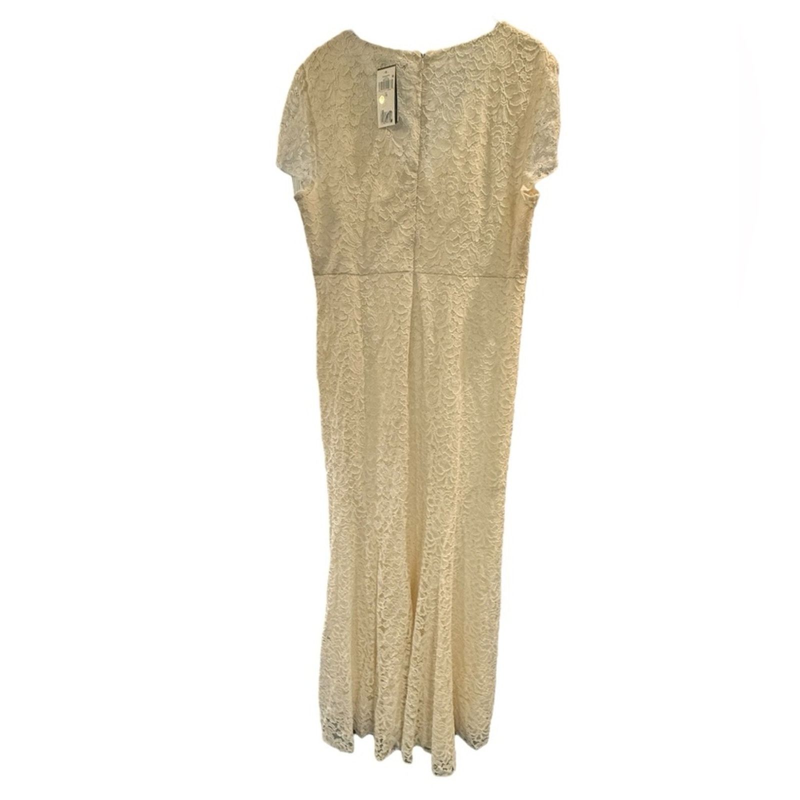 Ralph Lauren Ralph Lauren Belted Floral Lace Maxi Gown White 18 Size XXL / US 16-18 / IT 52-54 - 4 Thumbnail