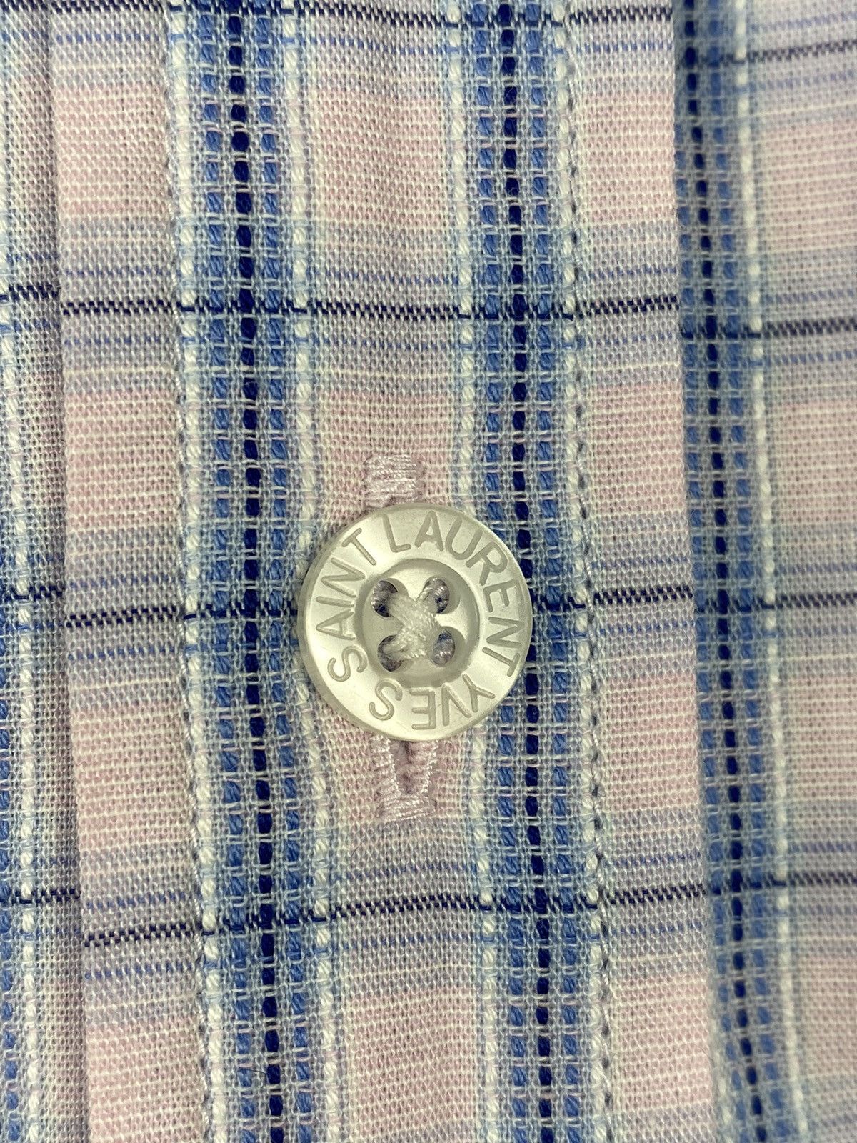 Yves Saint Laurent Vintage YSL Yves Saint Laurent Button Up Short sleeve Shirt Size US M / EU 48-50 / 2 - 9 Thumbnail