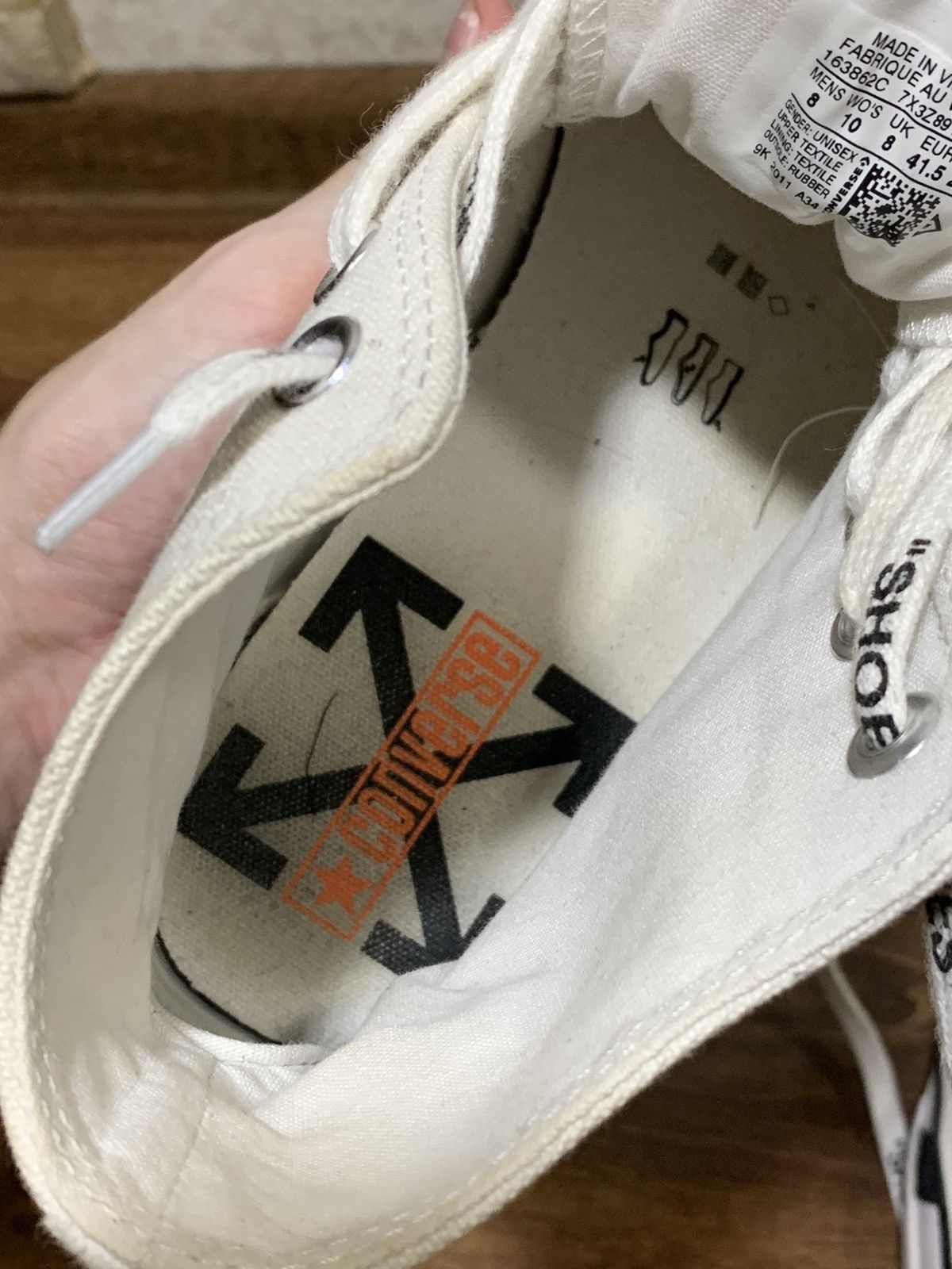 Converse × Off-White Converse x Off White Size US 8 / EU 41 - 19 Thumbnail