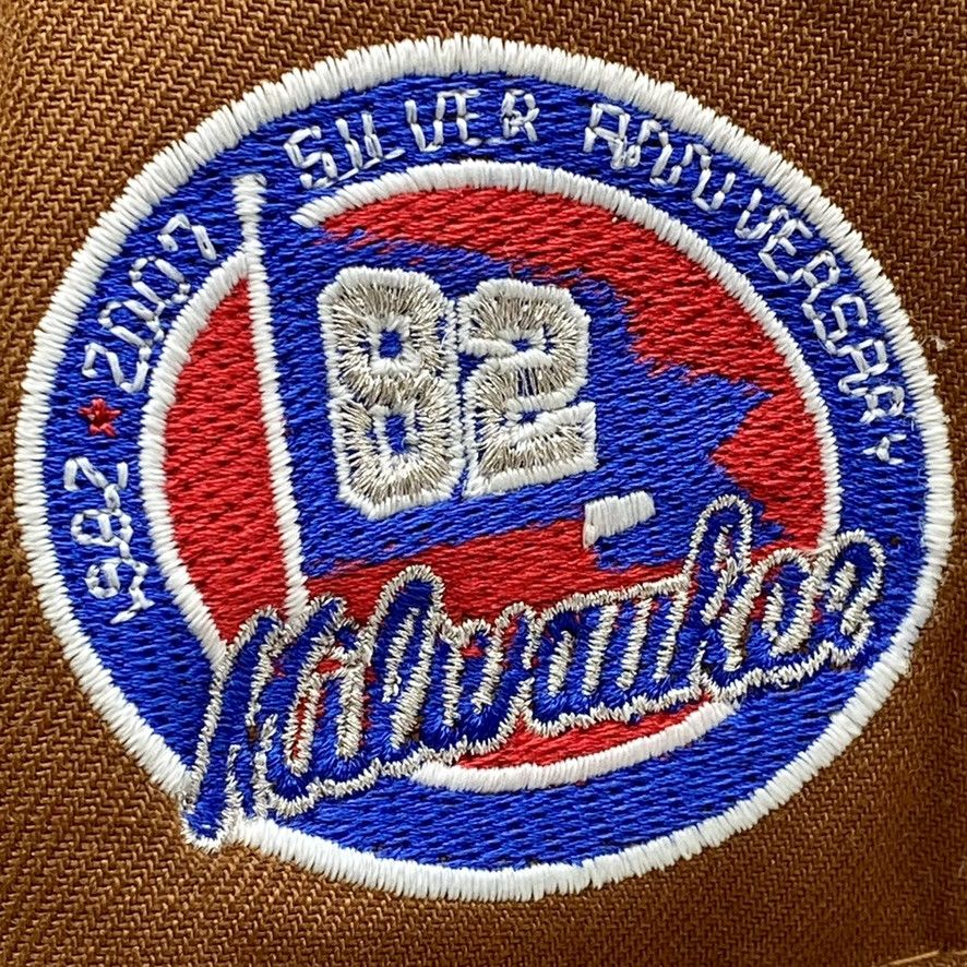 New Era Milwaukee Brewers Yote Ballpark Snack New Era Hat Club 7 3/8 Size ONE SIZE - 4 Thumbnail