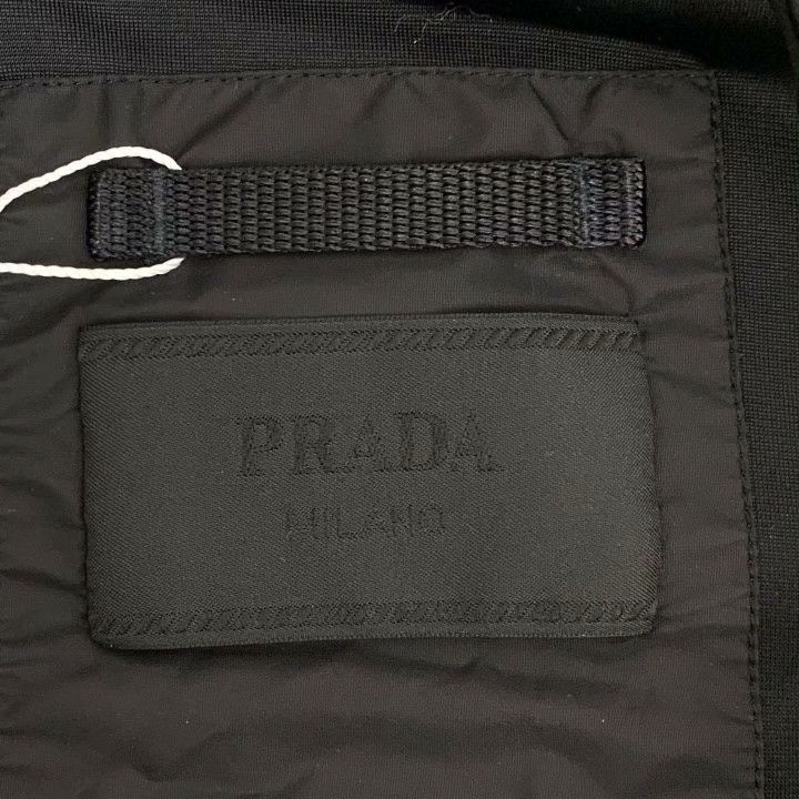 Prada Prada Black Striped Cotton Hooded Jacket Size US S / EU 44-46 / 1 - 7 Thumbnail