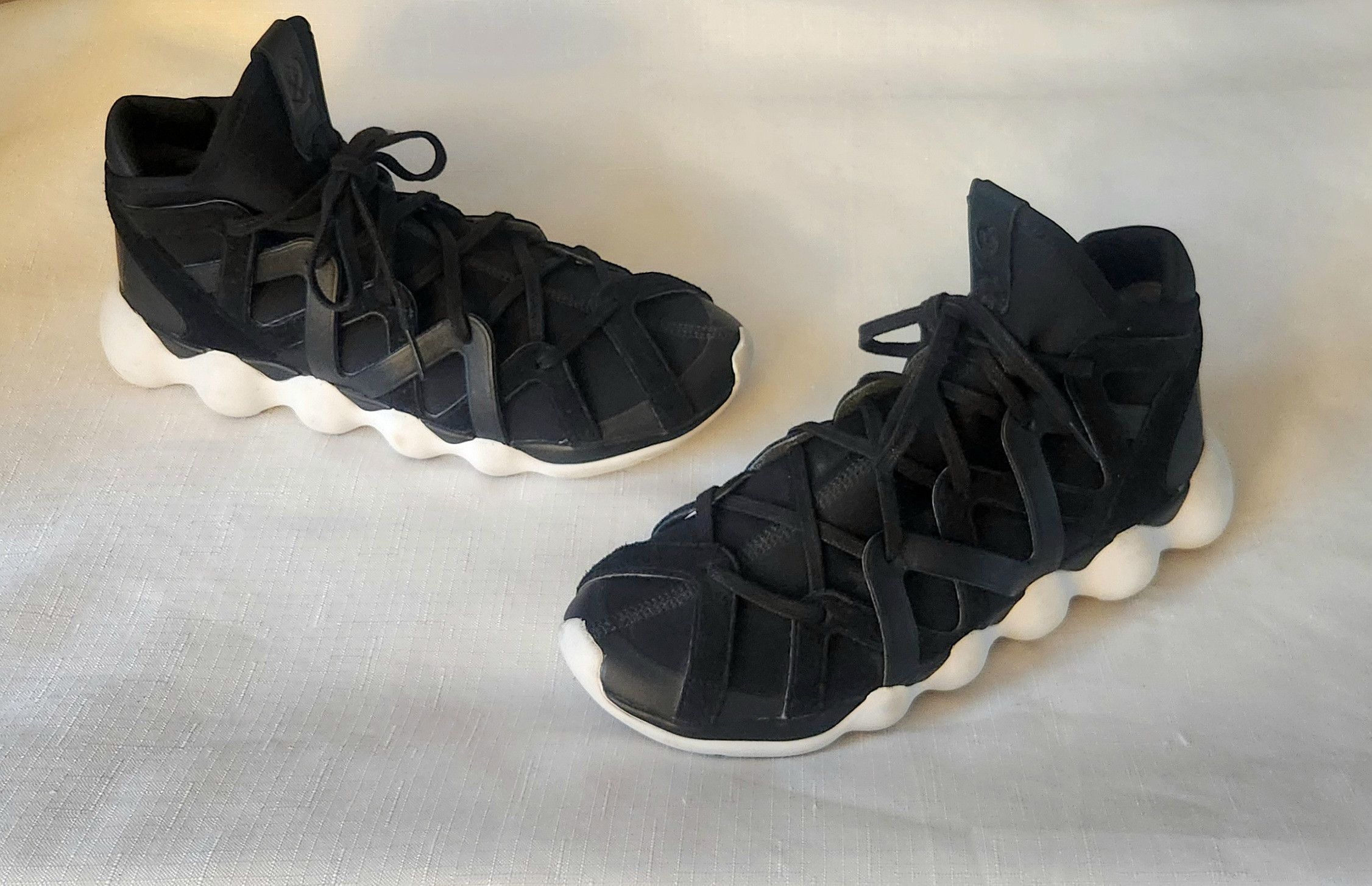 Adidas Adidas Y-3 Kyojo High Yohji Yamamoto Black Sneakers BB4739 Size US 8 / EU 41 - 2 Thumbnail