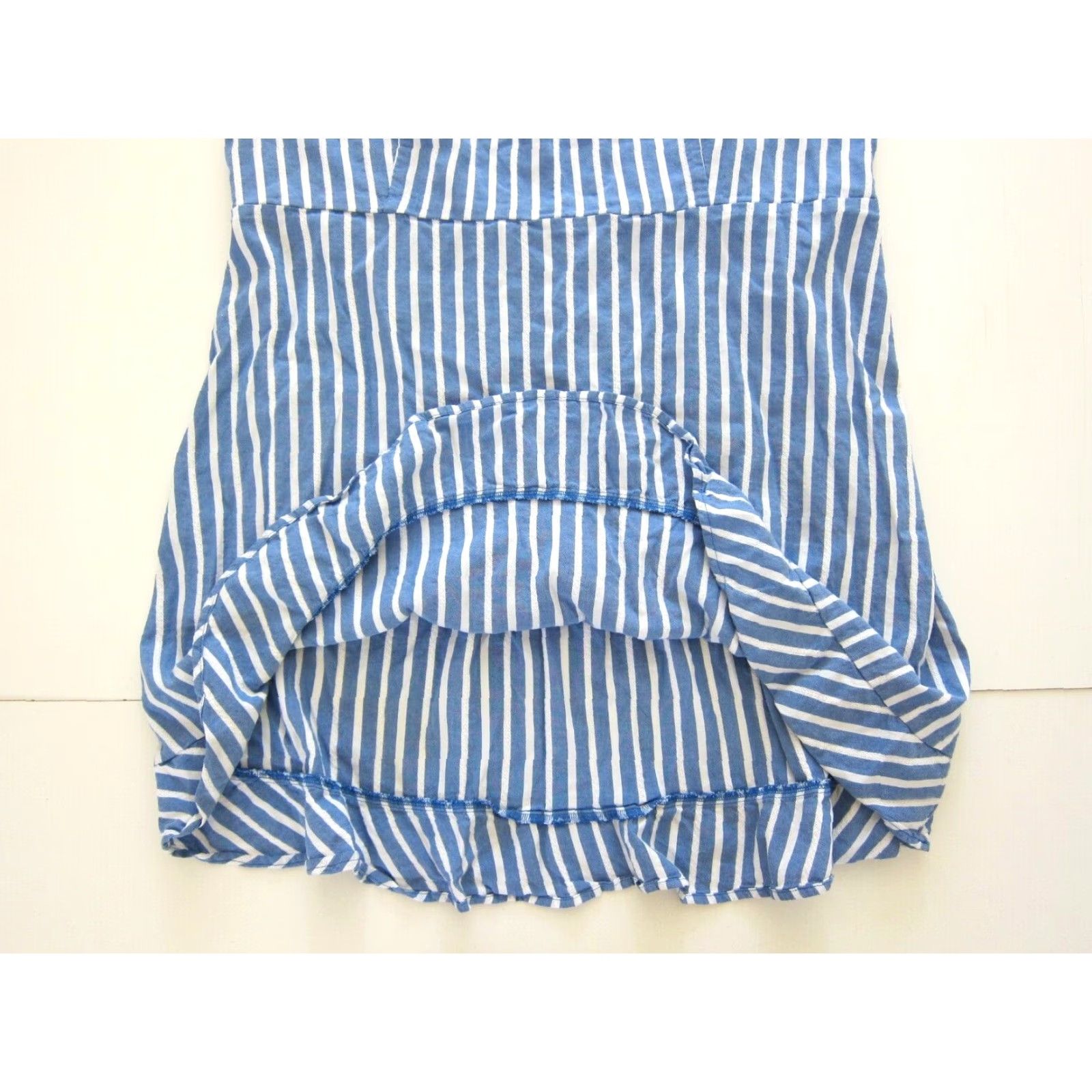 Old Navy VINTAGE Old Navy Cotton Rayon Blue White Stripe Spaghetti Strap Slip Tank Sun Dress XXL Size XXL / US 16-18 / IT 52-54 - 7 Thumbnail