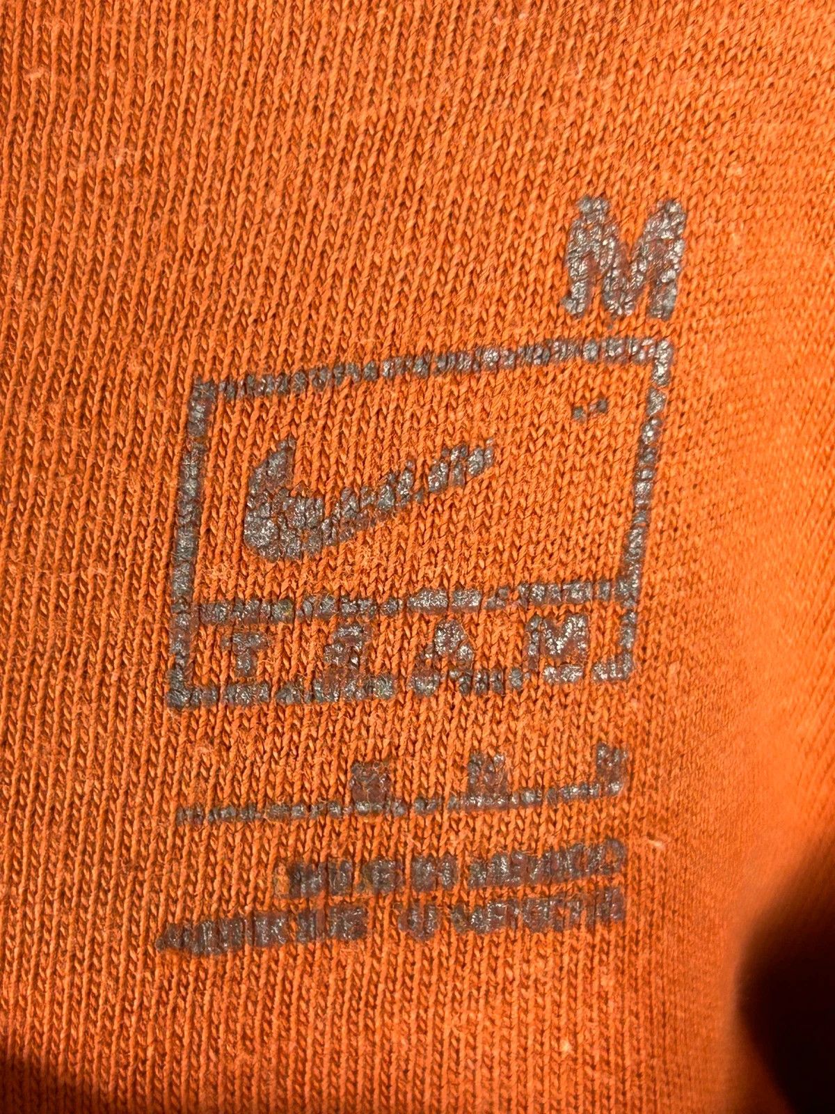 Nike × Vintage Nike Texas vintage crewneck orange big logo spellout Size US M / EU 48-50 / 2 - 4 Thumbnail