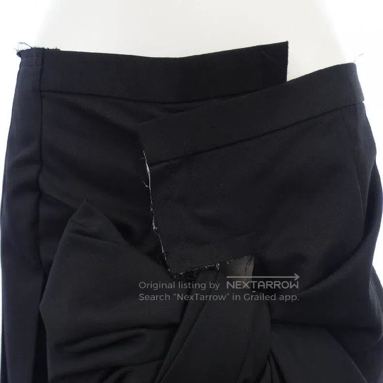 Comme des Garcons Comme Des Garcons size S Black vintage bow pleated design Size 25" / US 0 / IT 36 - 5 Thumbnail