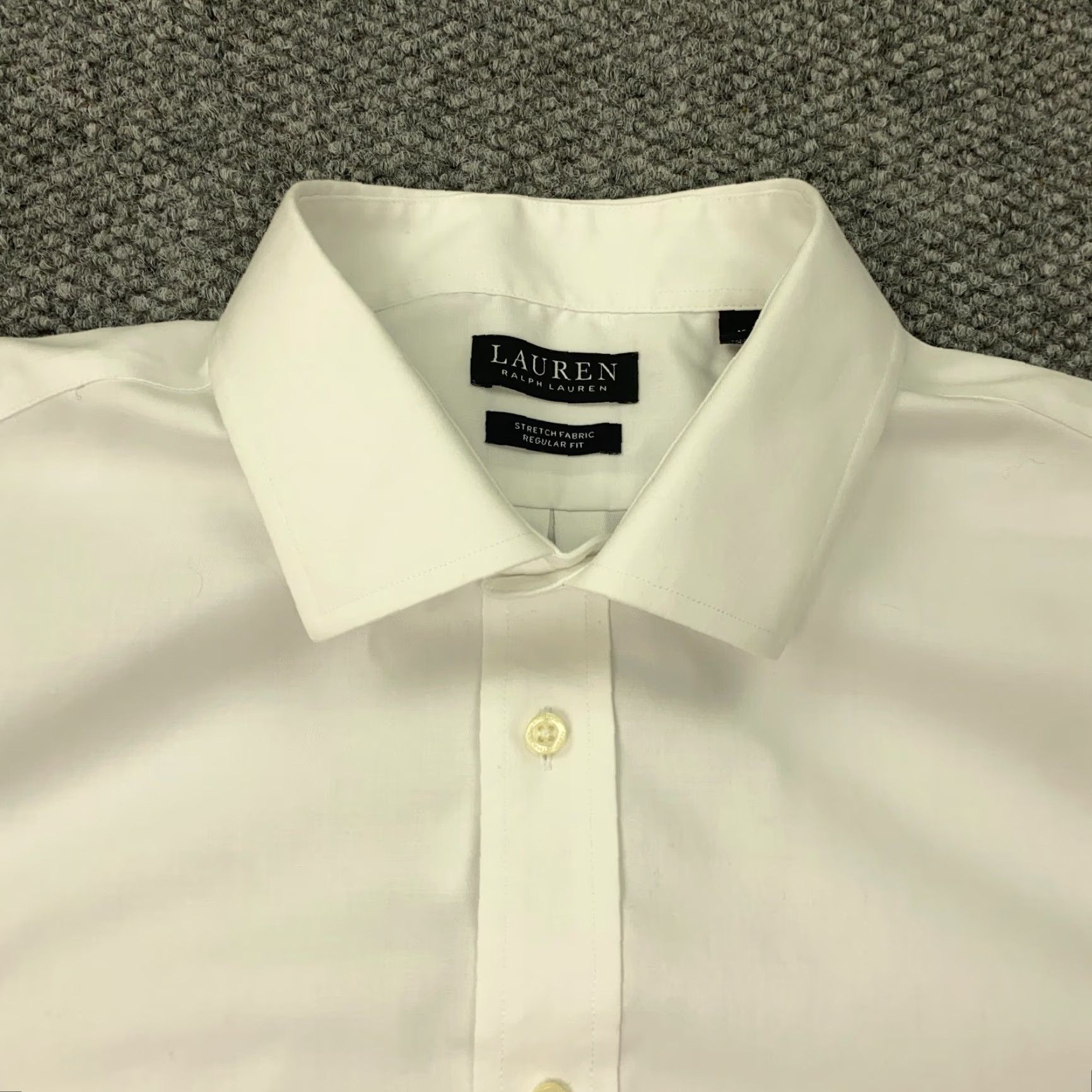 Ralph Lauren VINTAGE Ralph Lauren LRL Black Label Shirt Mens 2XL White Cotton Stretch Regular Fit Size US XXL / EU 58 / 5 - 3 Thumbnail
