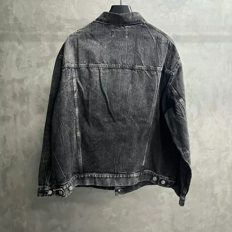 Balenciaga Balenciaga Black Grey 520 Capsule Solid Washed Old Digital Size US S / EU 44-46 / 1 - 2 Thumbnail