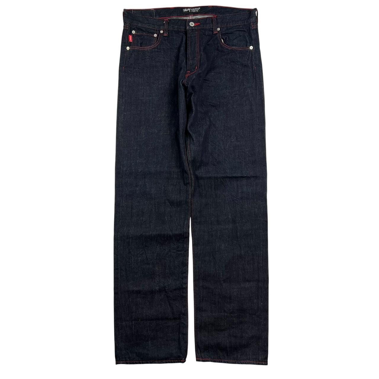 Stussy Vintage 2000s Stussy x Futura Laboratories Jeans - Waist 33” Size US 33 - 2 Thumbnail