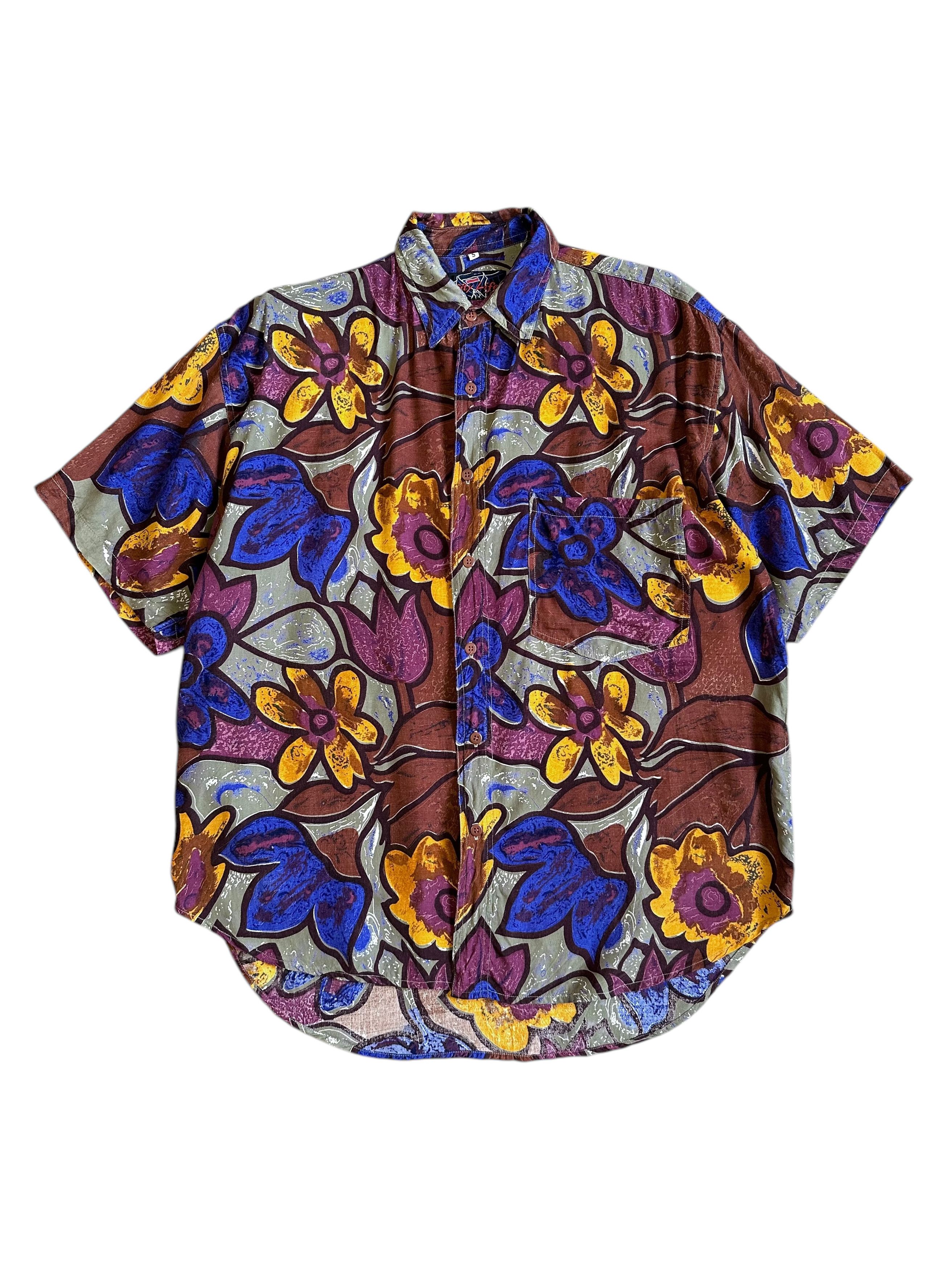 Vintage Vintage Pure Viscose Hawaiian Oversized Shirt (S) Size US S / EU 44-46 / 1 - 1 Thumbnail