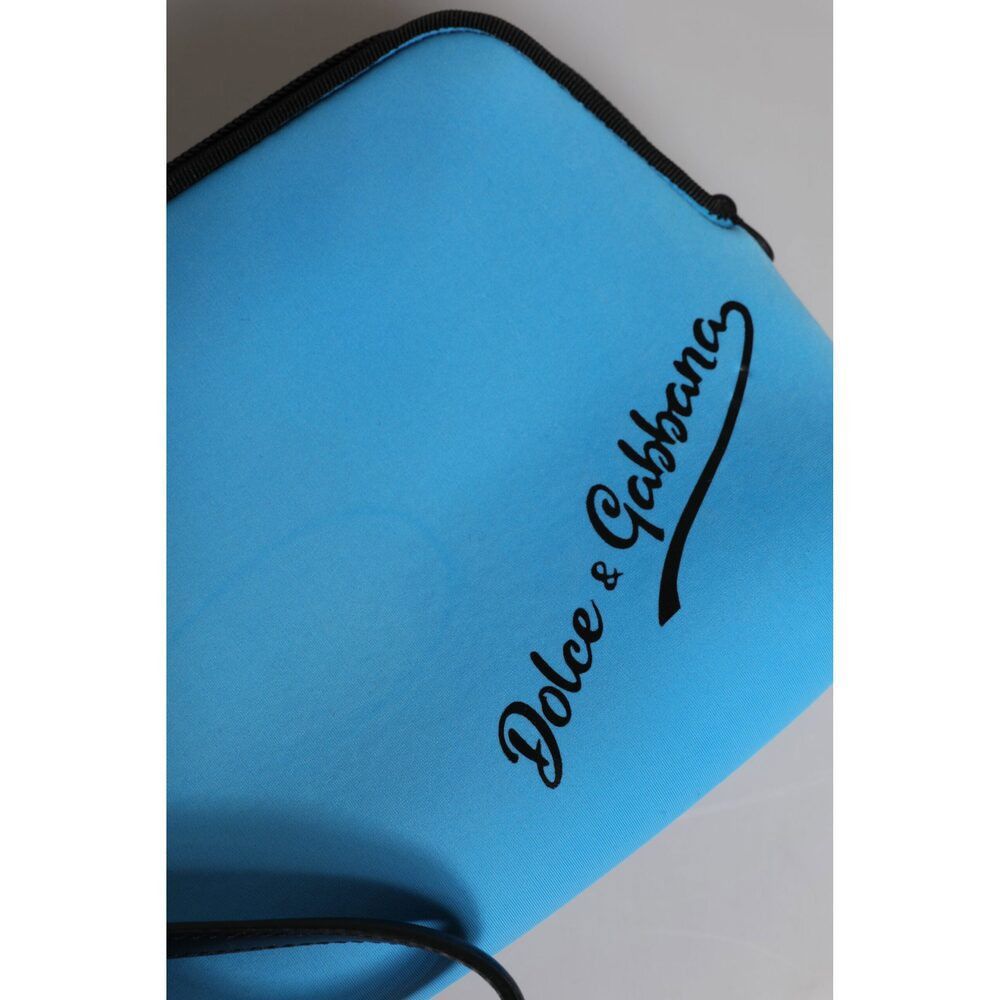 Dolce & Gabbana Dolce & Gabbana Blue DG Logo Print Clutch Zip Borse Pouch Ba Size ONE SIZE - 5 Thumbnail