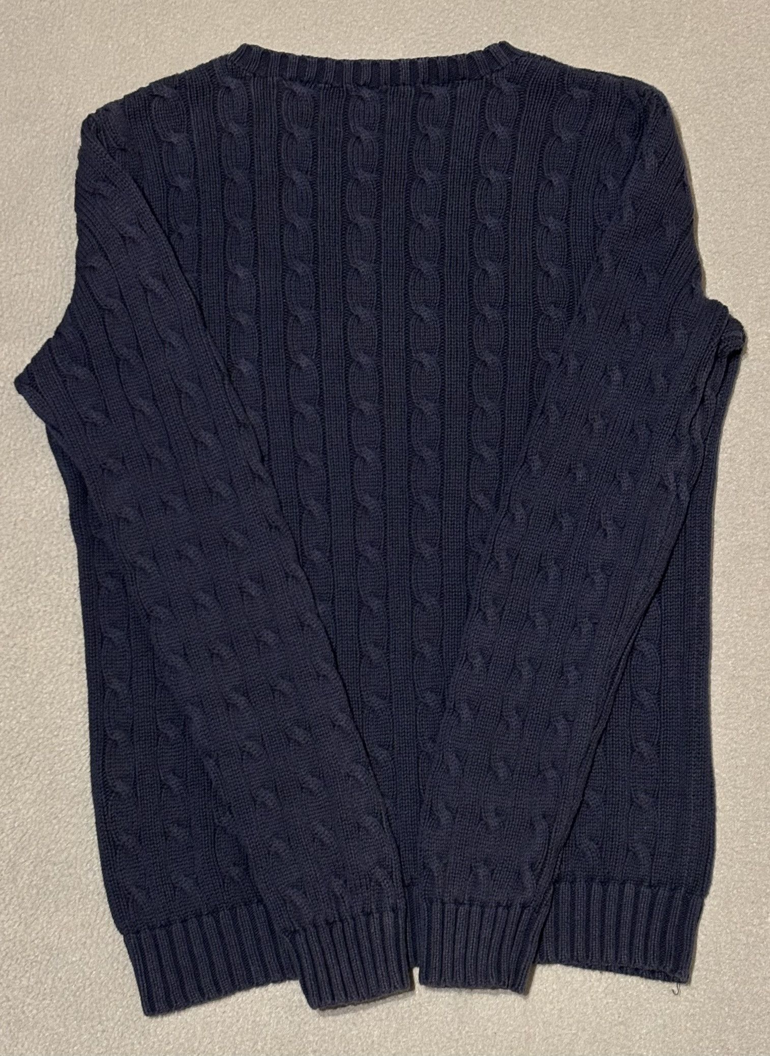 Ralph Lauren Ralph Lauren Cable Sweater Navy Medium Size M / US 6-8 / IT 42-44 - 14 Thumbnail