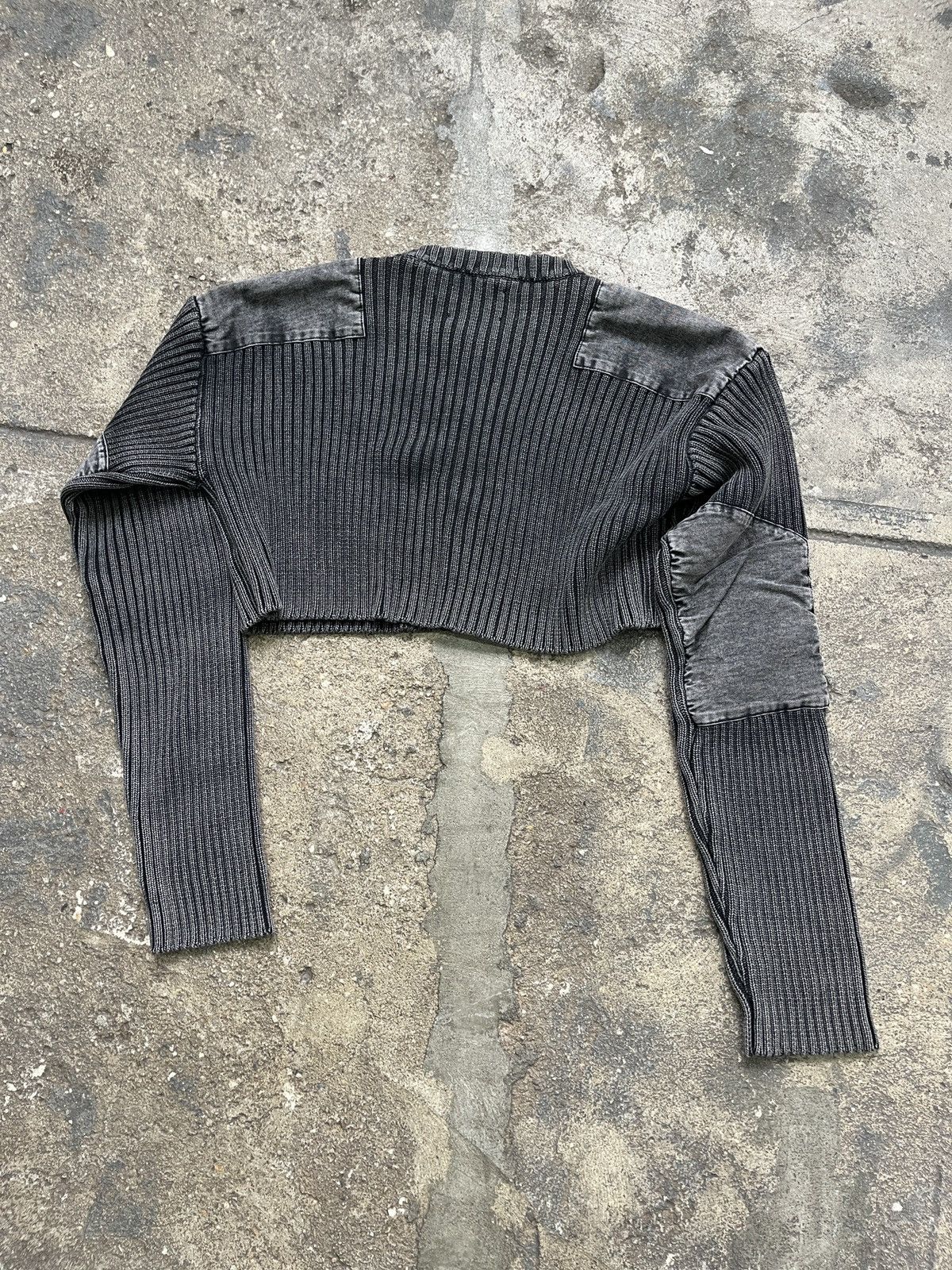 Vaquera Vaquera Black Military Cardigan (unisex) Size US M / EU 48-50 / 2 - 13 Thumbnail