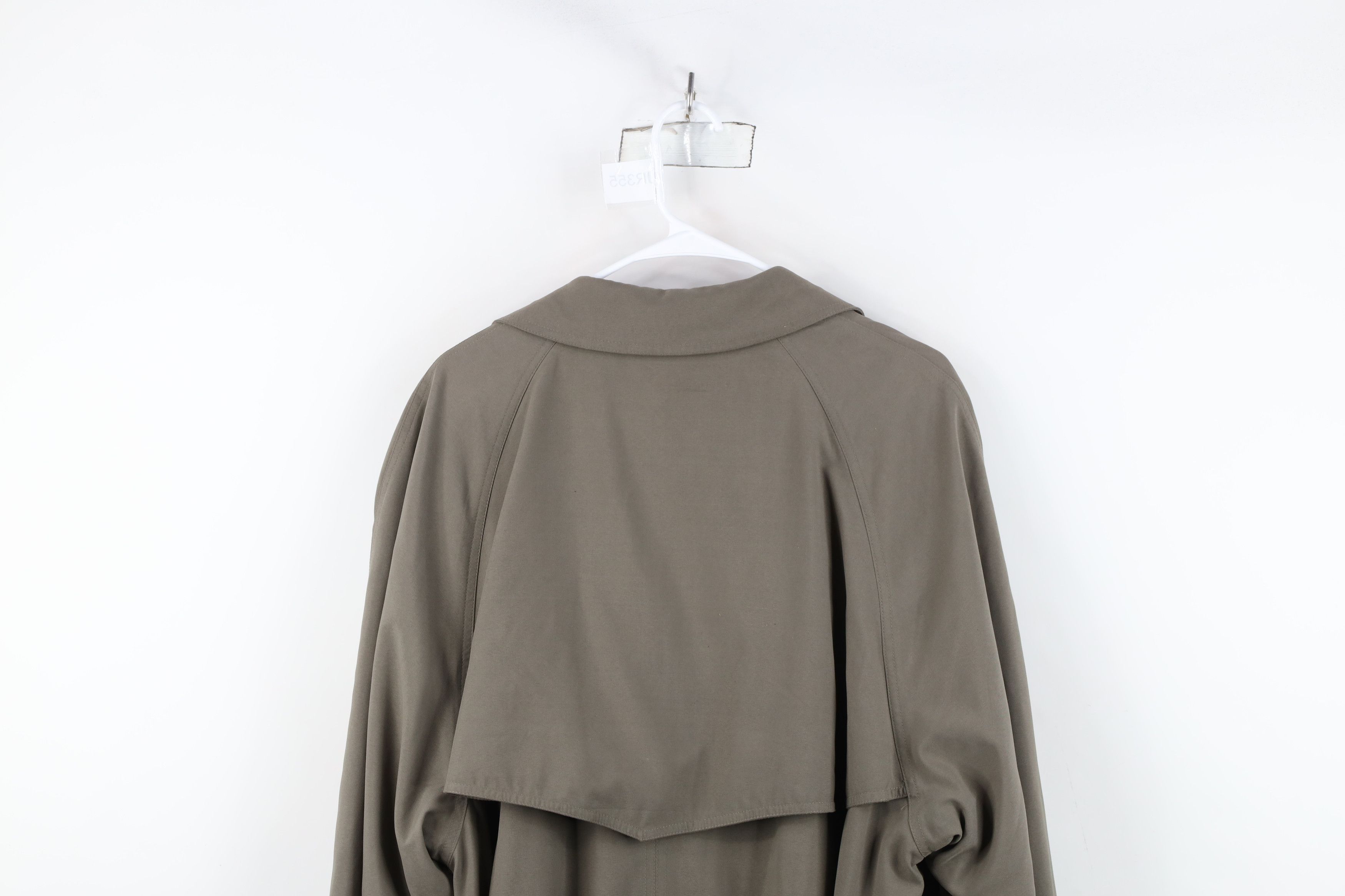 Ralph Lauren × Vintage Vintage 90s Chaps Ralph Lauren Belted Trench Coat Jacket Size US XXL / EU 58 / 5 - 15 Thumbnail
