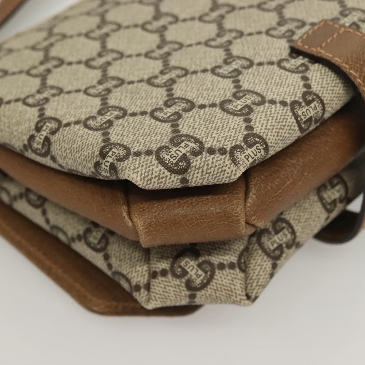Gucci GUCCI GG Plus Supreme Shoulder Bag Pvc Beige Gold Size ONE SIZE - 12 Thumbnail