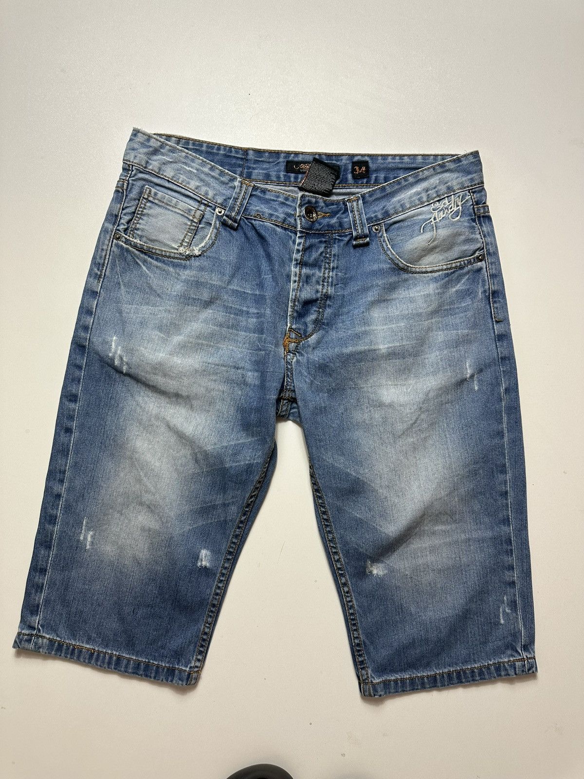 Ed Hardy Vintage Ed Hardy Jorts Size US 34 / EU 50 - 7 Thumbnail