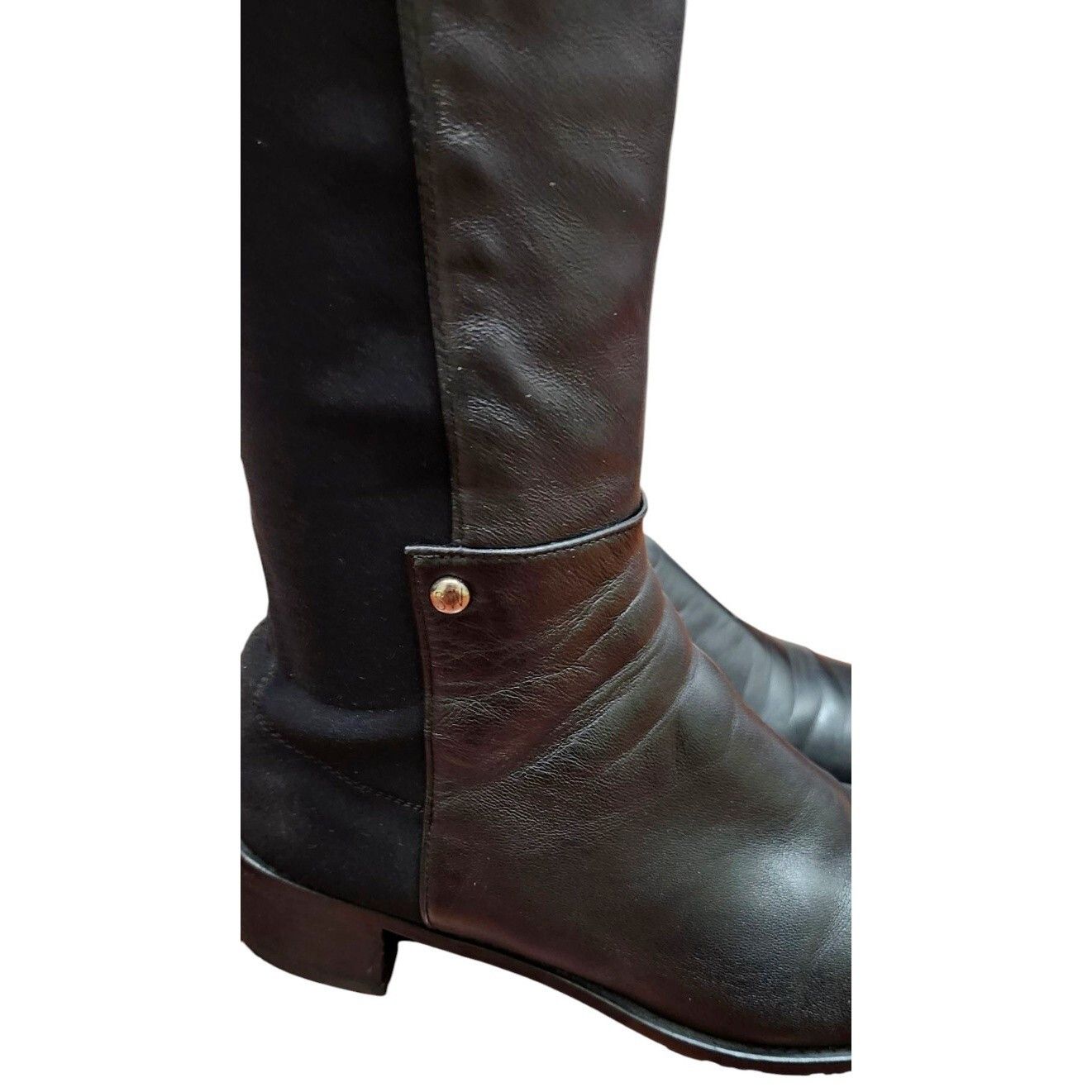 Stuart Weitzman STUART WEITZMAN Leather Knee High Black Riding Boots Size 8 Size US 8 / IT 38 - 6 Thumbnail