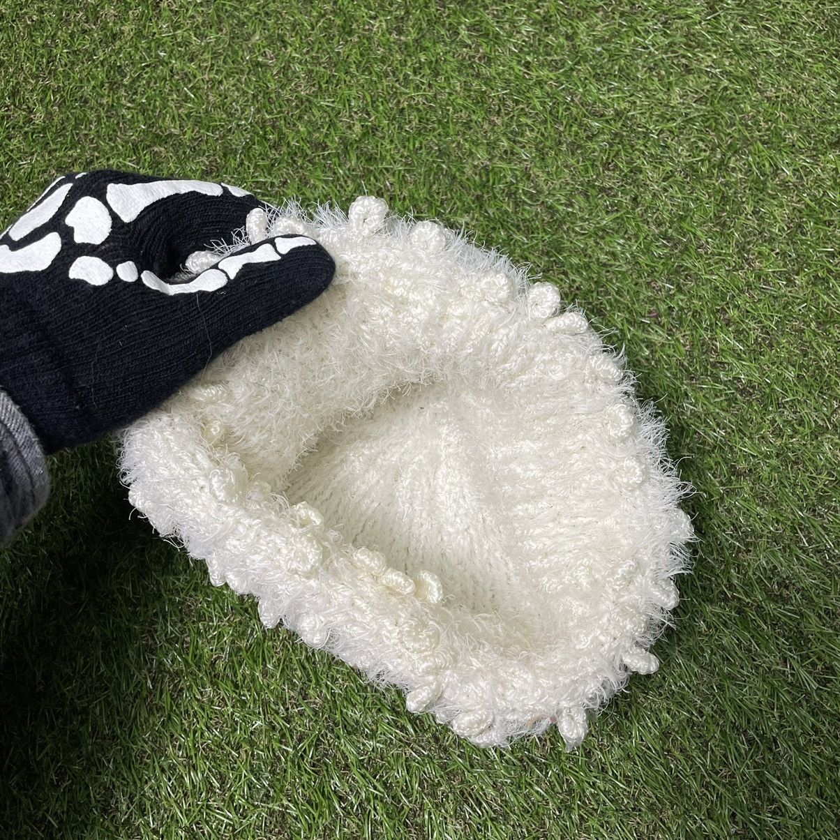 Vintage Vintage Y2K Fuzzy Beanie Mohair Alt Streetwear Baggy Boxy OS Size ONE SIZE - 4 Thumbnail