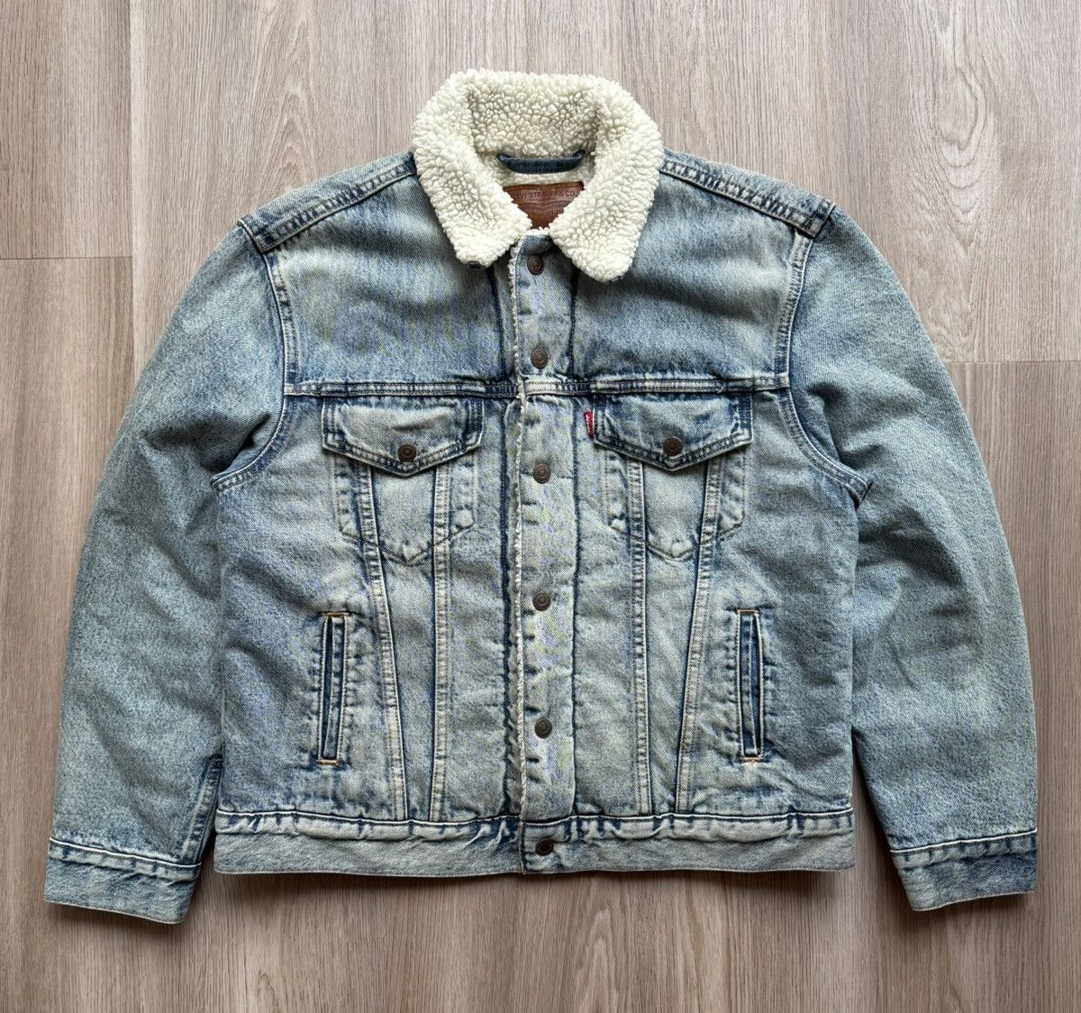 Levi's Vintage Levis Sherpa Denim Jacket Size M / US 6-8 / IT 42-44 - 1 Thumbnail