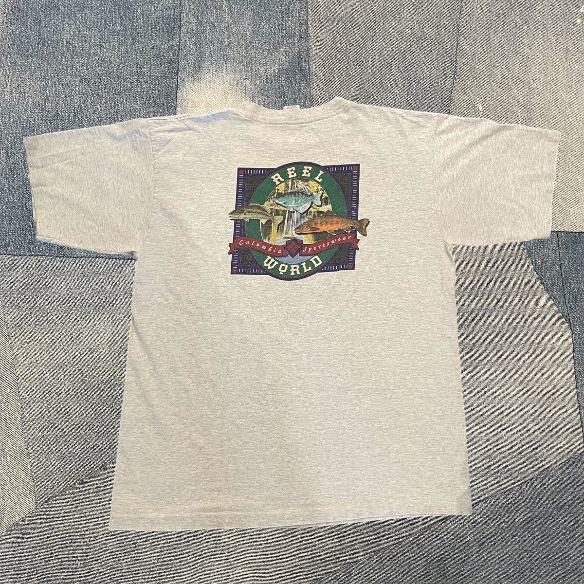 Columbia × Vintage CRAZY Vintage 90s Columbia Single Stitch Tee Size US XL / EU 56 / 4 - 2 Thumbnail