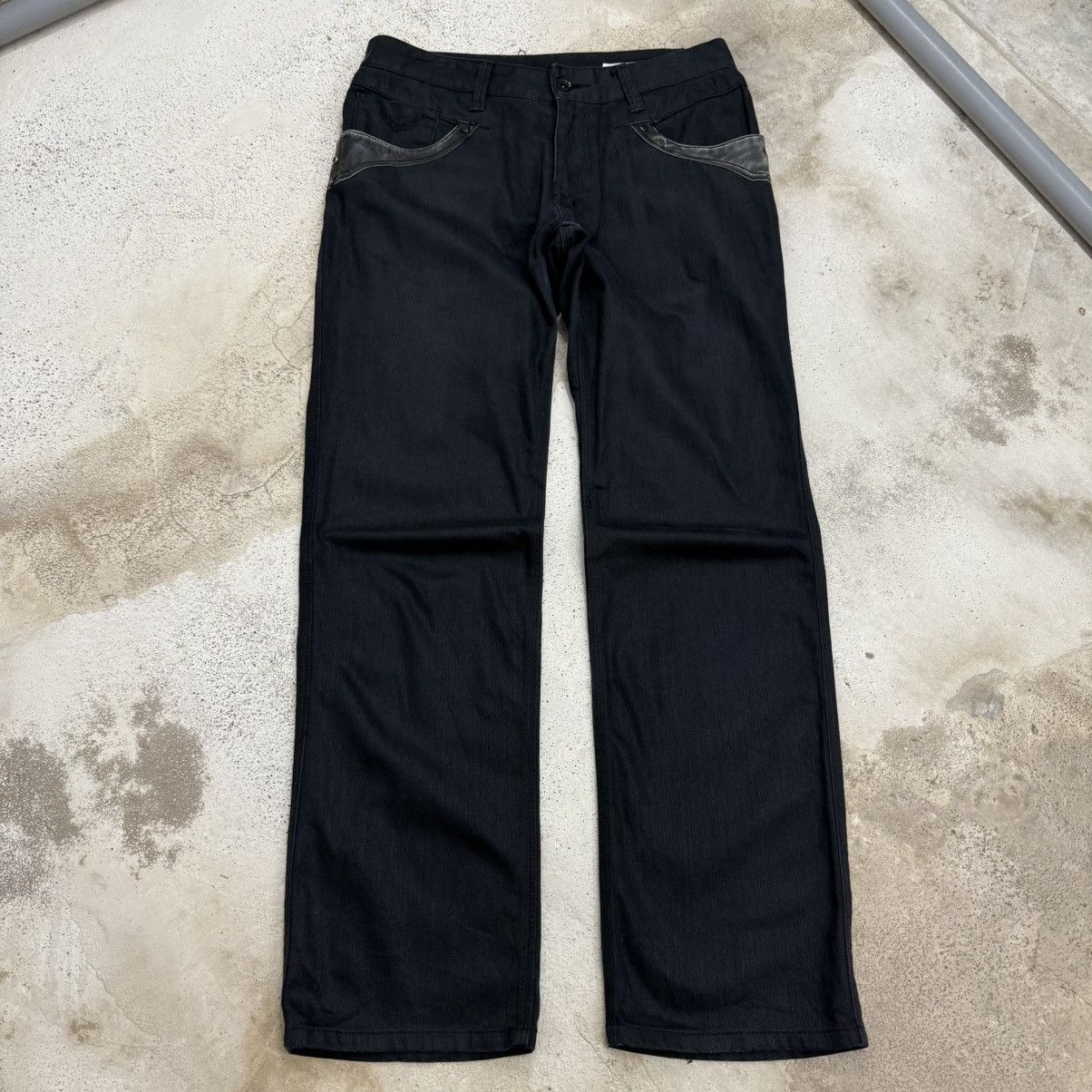 semanticdesign Y2K Japanese Studded Grunge Punk Denim Pants Size US 31 - 3 Thumbnail