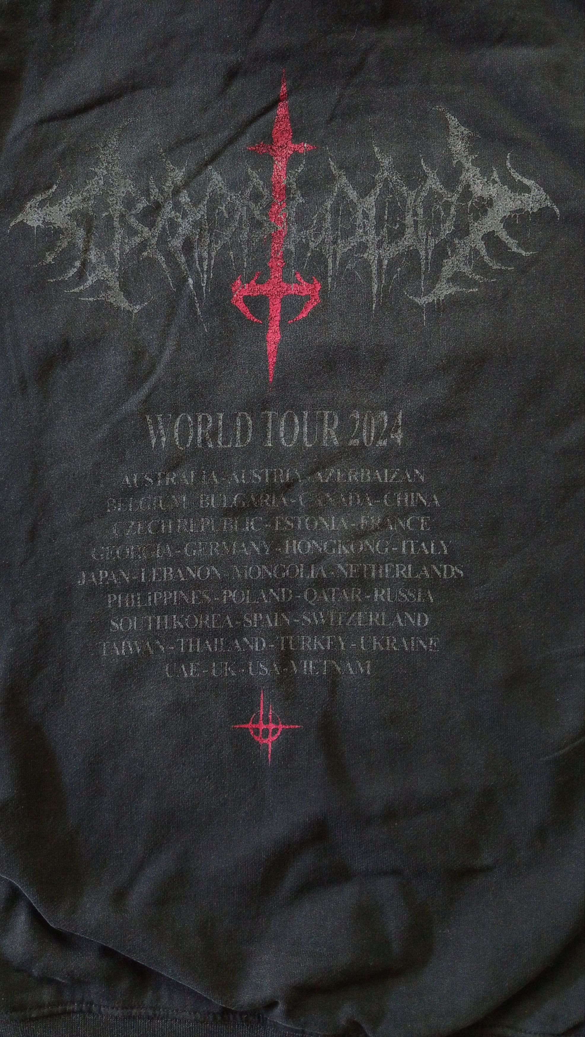Other Bad Blood World Tour 2024 Hoodie Boxy Baggy Style Size US M / EU 48-50 / 2 - 6 Thumbnail
