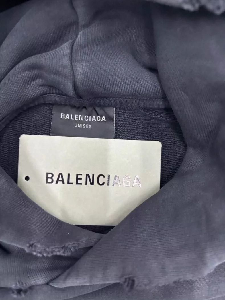 Balenciaga Balenciaga Graphic print hooded long sleeve sweatshirt Size US L / EU 52-54 / 3 - 4 Thumbnail