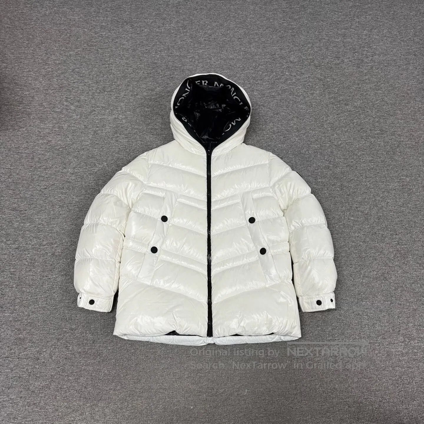 Moncler Moncler Clair Black Label Bid-Logo Down Jacket| Size US S / EU 44-46 / 1 - 1 Thumbnail