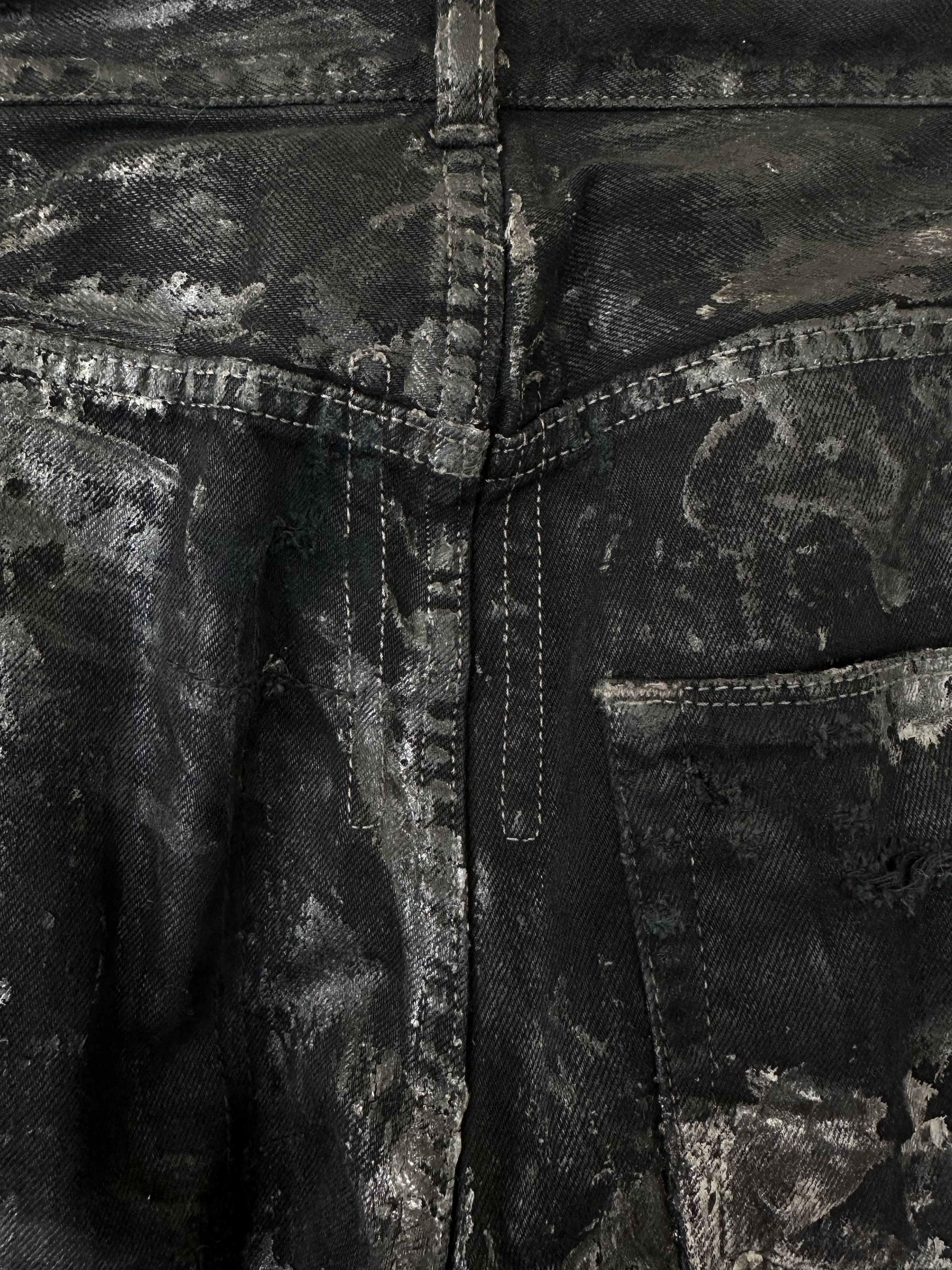 Rick Owens Rick Owens Waxed Detroit Cut Denim Size US 30 / EU 46 - 10 Thumbnail