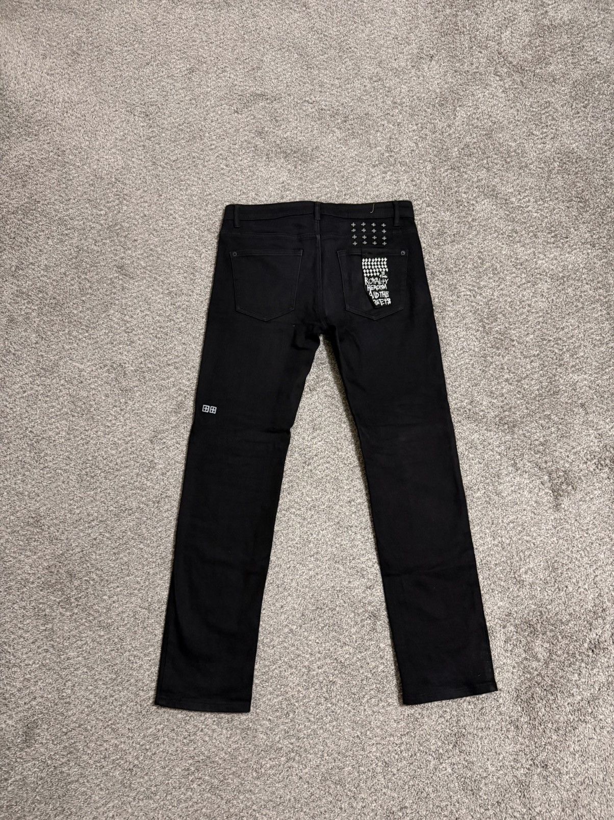 Ksubi Ksubi Van Winkle Black Rebel Jeans Size US 31 - 2 Thumbnail