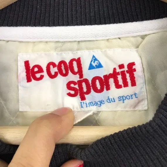 Le Coq Sportif Vtg 90’ LE COQ SPORTIF L’Image Du Sport Striped Sweater Size L / US 10 / IT 46 - 5 Thumbnail