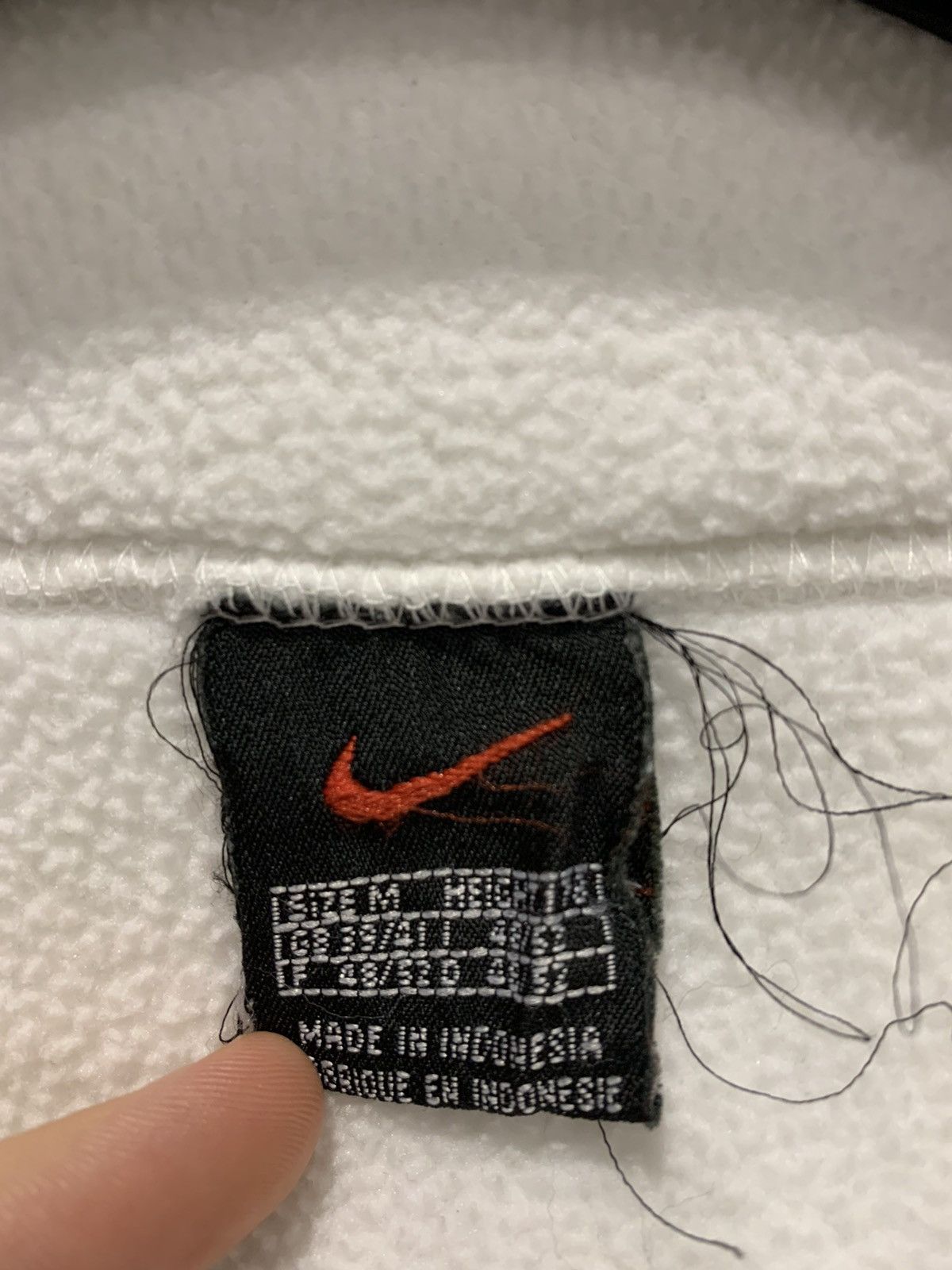 Nike × Vintage Vintage Nike Fleece Jacket Y2K Teddy Spell Out Swoosh USA Size US M / EU 48-50 / 2 - 5 Thumbnail