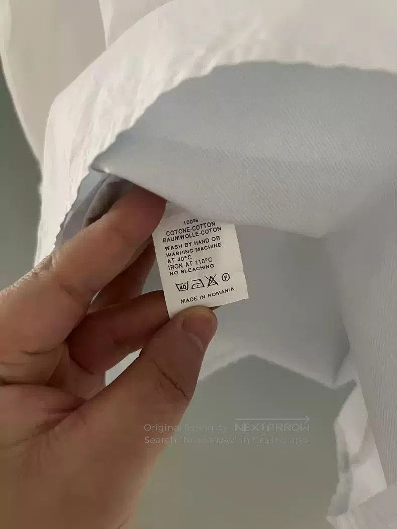 Raf Simons Raf Simons Men's blue and white stitching shirt. Size US M / EU 48-50 / 2 - 7 Thumbnail