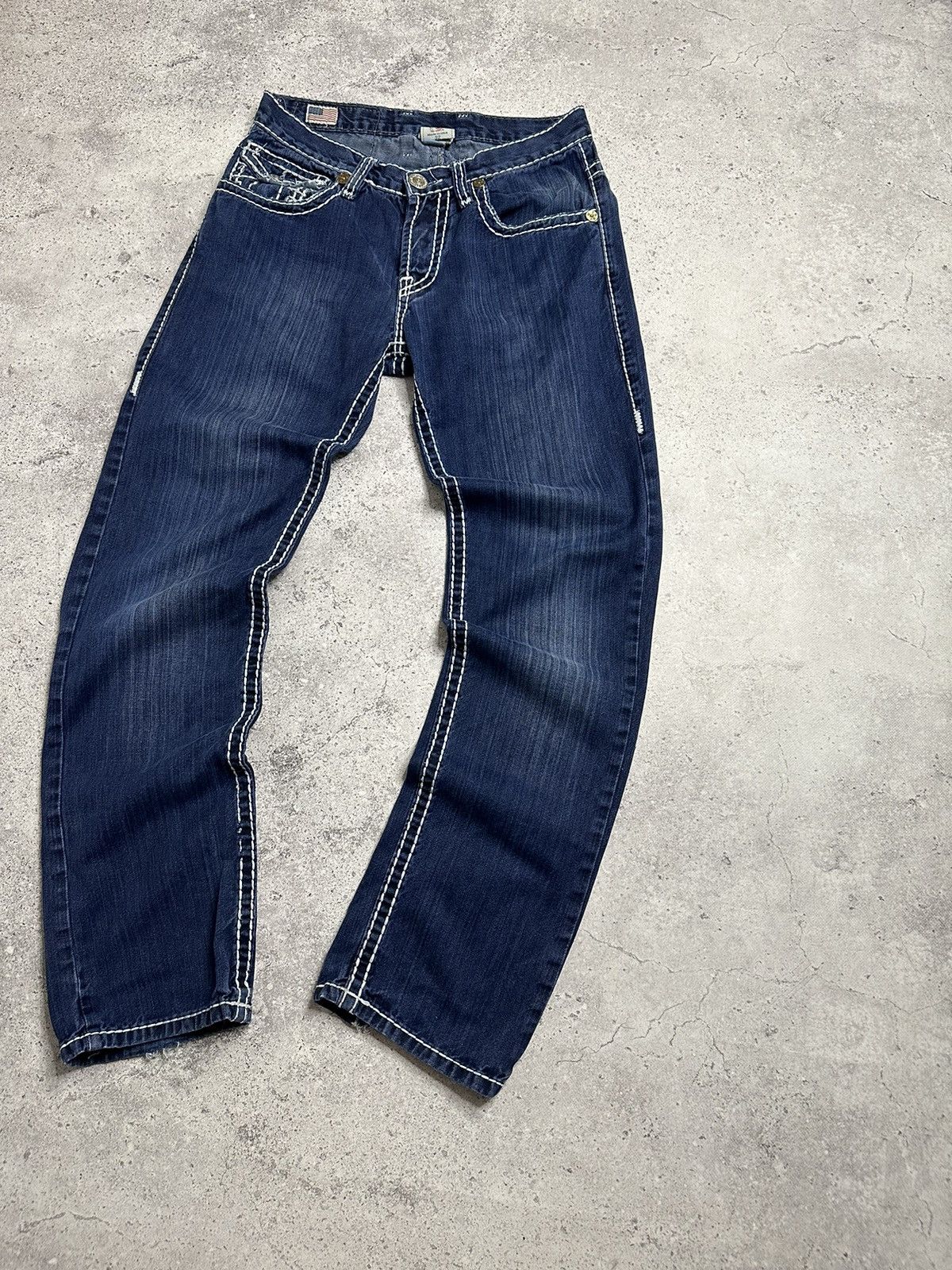 True Religion Rare Y2K True Religion Billy Super T Pocket Distressed Pants Size US 32 / EU 48 - 12 Thumbnail