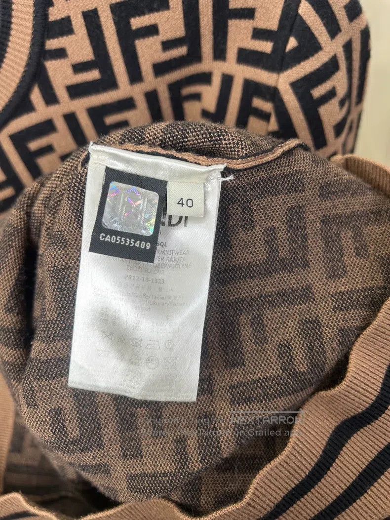 Fendi Fendi Monogram Knit Top Size XS / US 0-2 / IT 36-38 - 4 Thumbnail