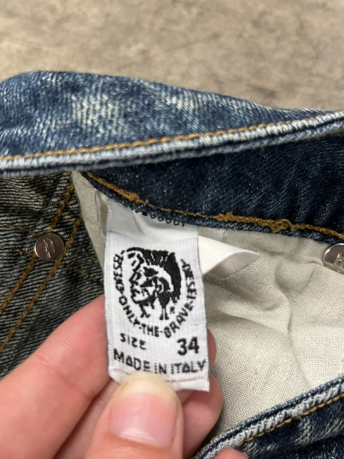 Diesel Diesel vintage baggy fit flare jeans faded wash denim rare Size US 30 / EU 46 - 12 Thumbnail