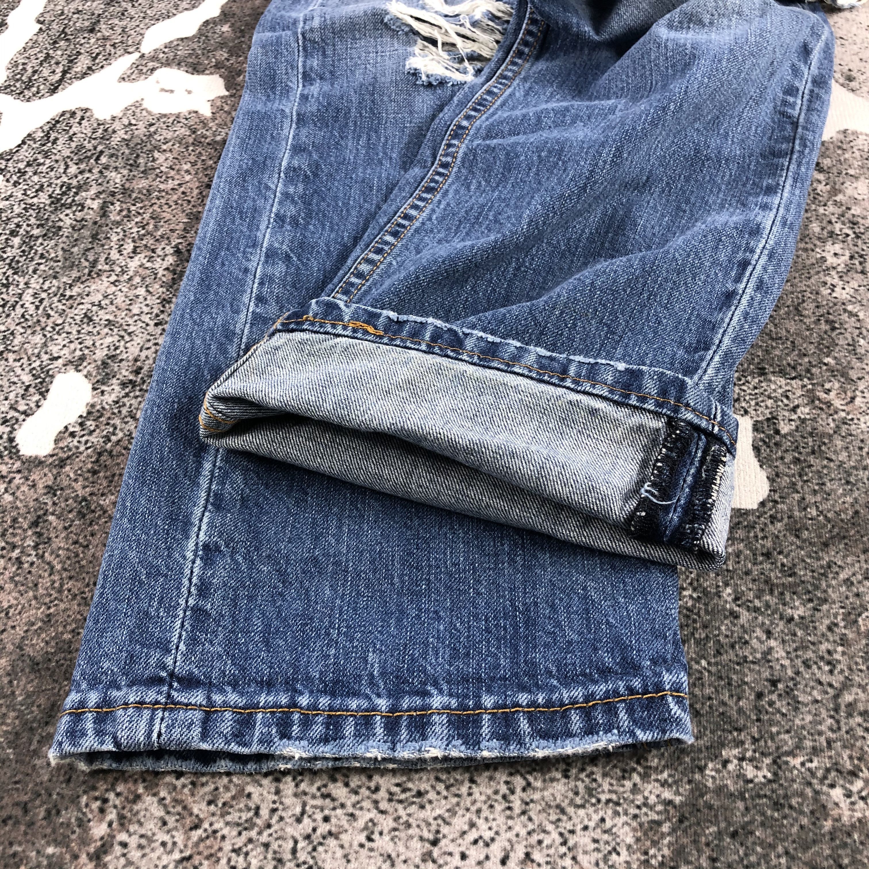 Levi's Levi's 511 Jeans Distressed Denim KJ965 Size US 34 / EU 50 - 7 Thumbnail