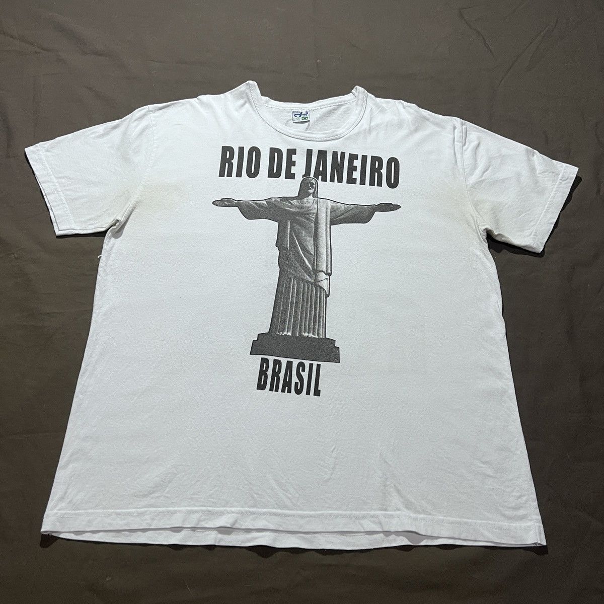 Vintage Vintage Y2K Rio de Janeiro God Jesus Bible Holy Tee Size US L / EU 52-54 / 3 - 2 Thumbnail