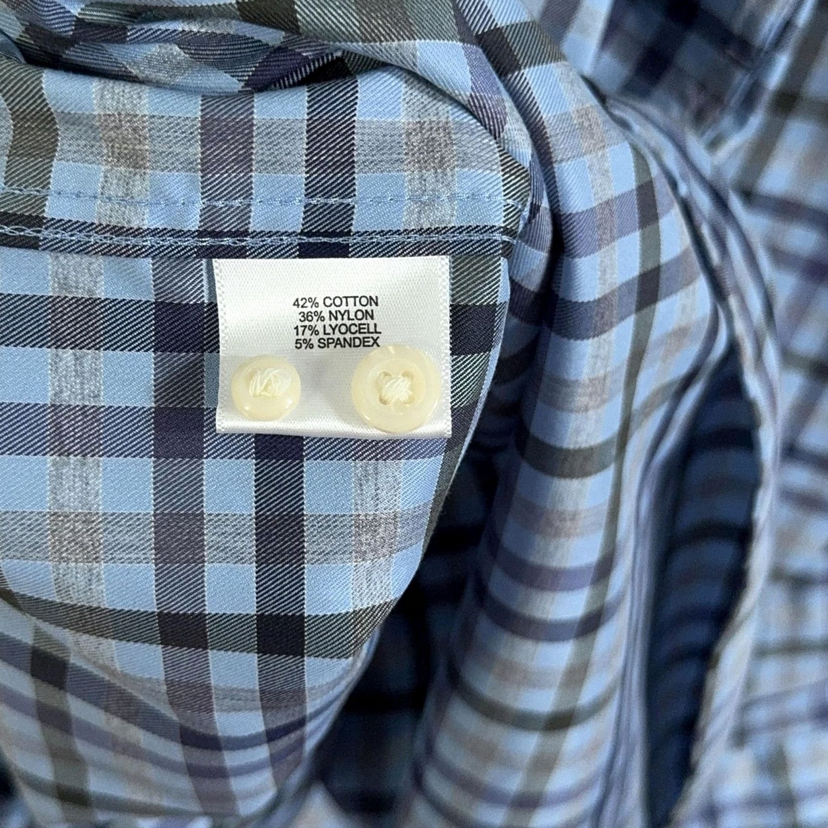 Peter Millar Peter Millar Shirt Men XXL Blue Chambly Crown Lite Stretch Plaid Sport Button up Size US XXL / EU 58 / 5 - 6 Thumbnail