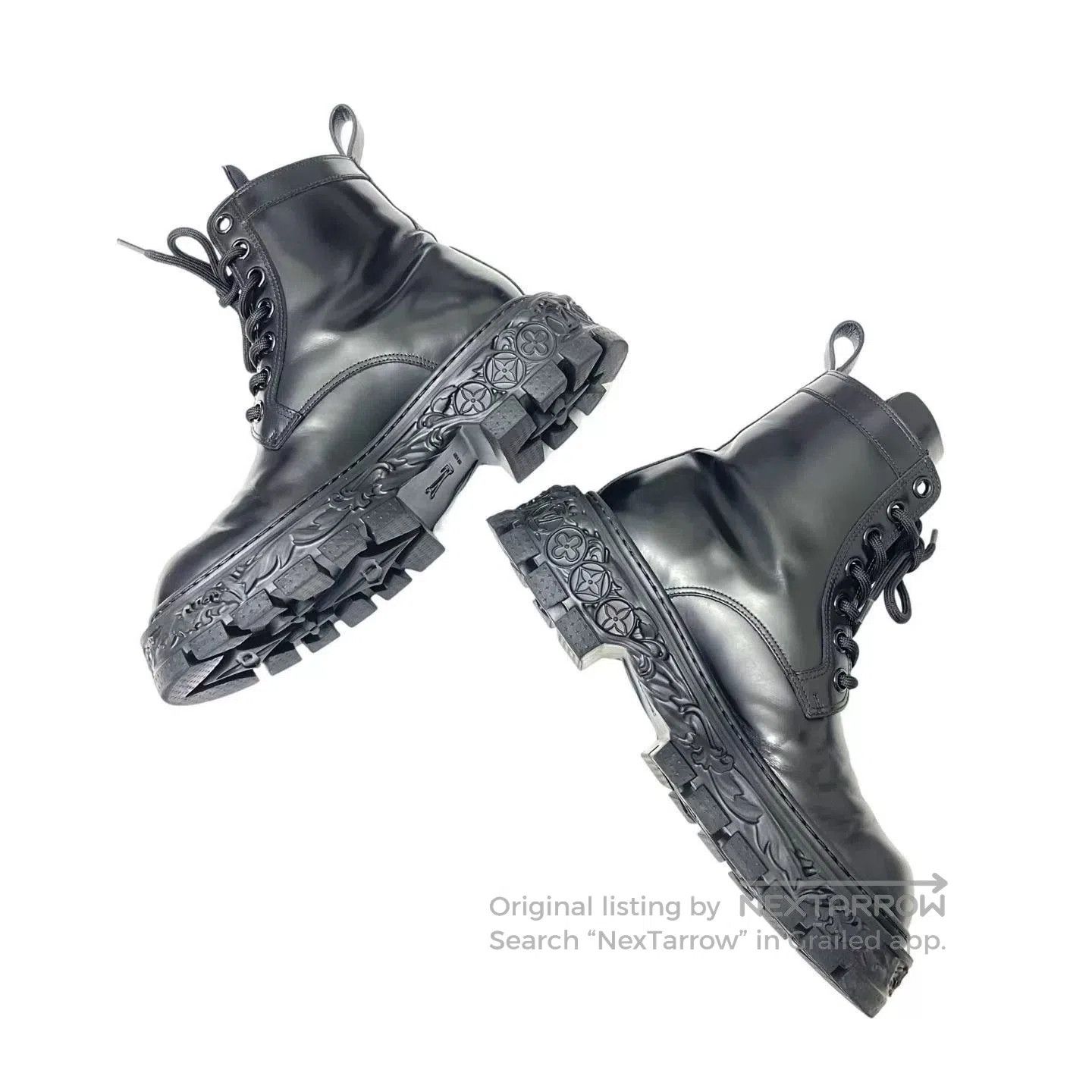 Louis Vuitton Louis Vuitton Baroque Ranger Leather Boots. Size US 9 / EU 42 - 3 Thumbnail