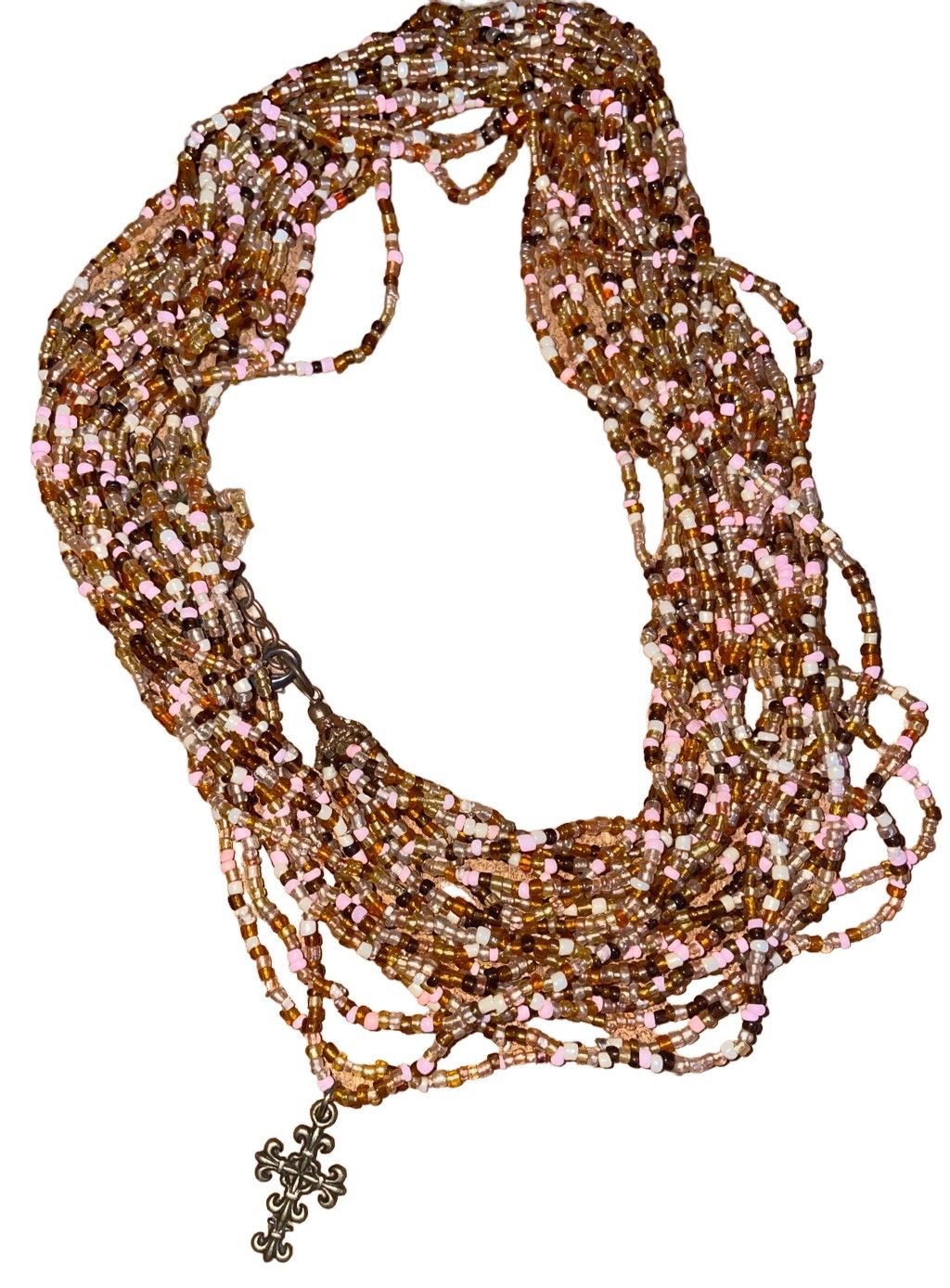Vintage Sundance Vintage 10 Strand Seed Beaded Necklace Size ONE SIZE - 13 Thumbnail