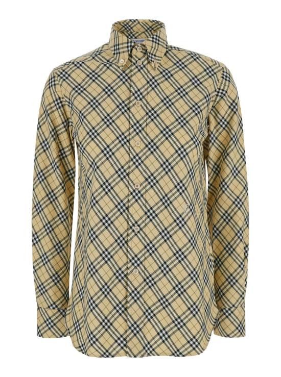 Burberry BURBERRY Women Shirts 8099464C1506 Beige Size M / US 6-8 / IT 42-44 - 1 Thumbnail