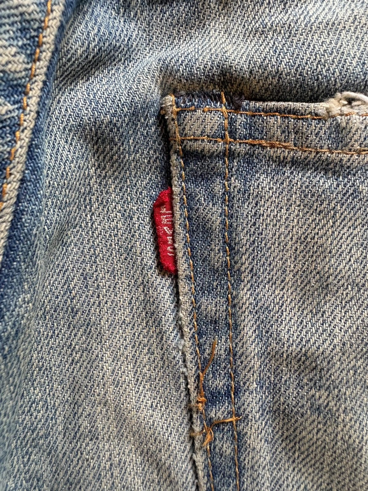 Levi's × Levi's Vintage Clothing Vintage 80s Levis 501 Big E Selvedge Mud Wash Jean Shorts Size US 29 - 12 Thumbnail