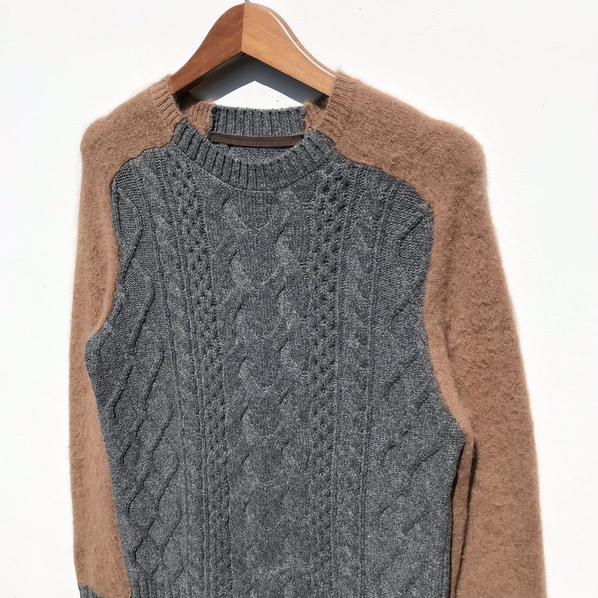 Japanese Brand Sacai 668 Knitwear Wool Angora Nylon Sacai Size US S / EU 44-46 / 1 - 5 Thumbnail